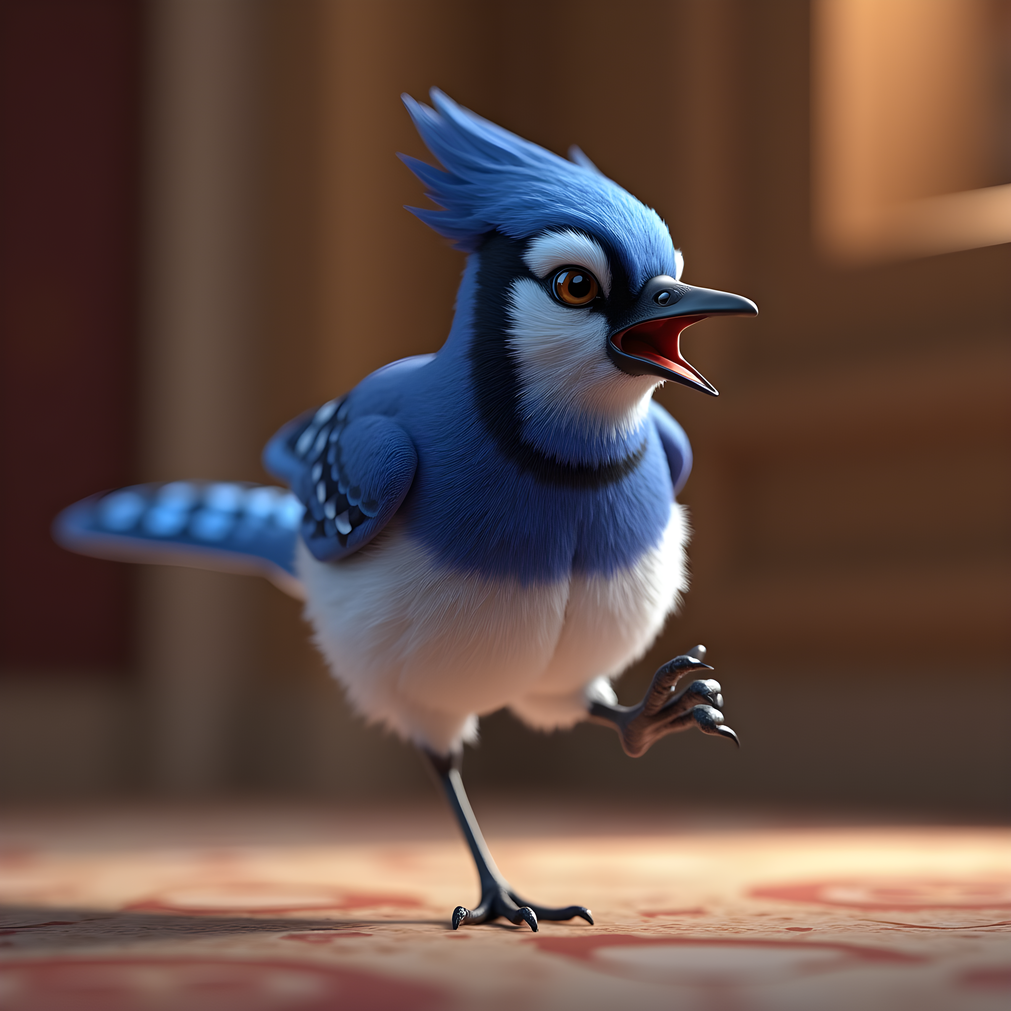 Blue Jay — 3D Render (Luxury)