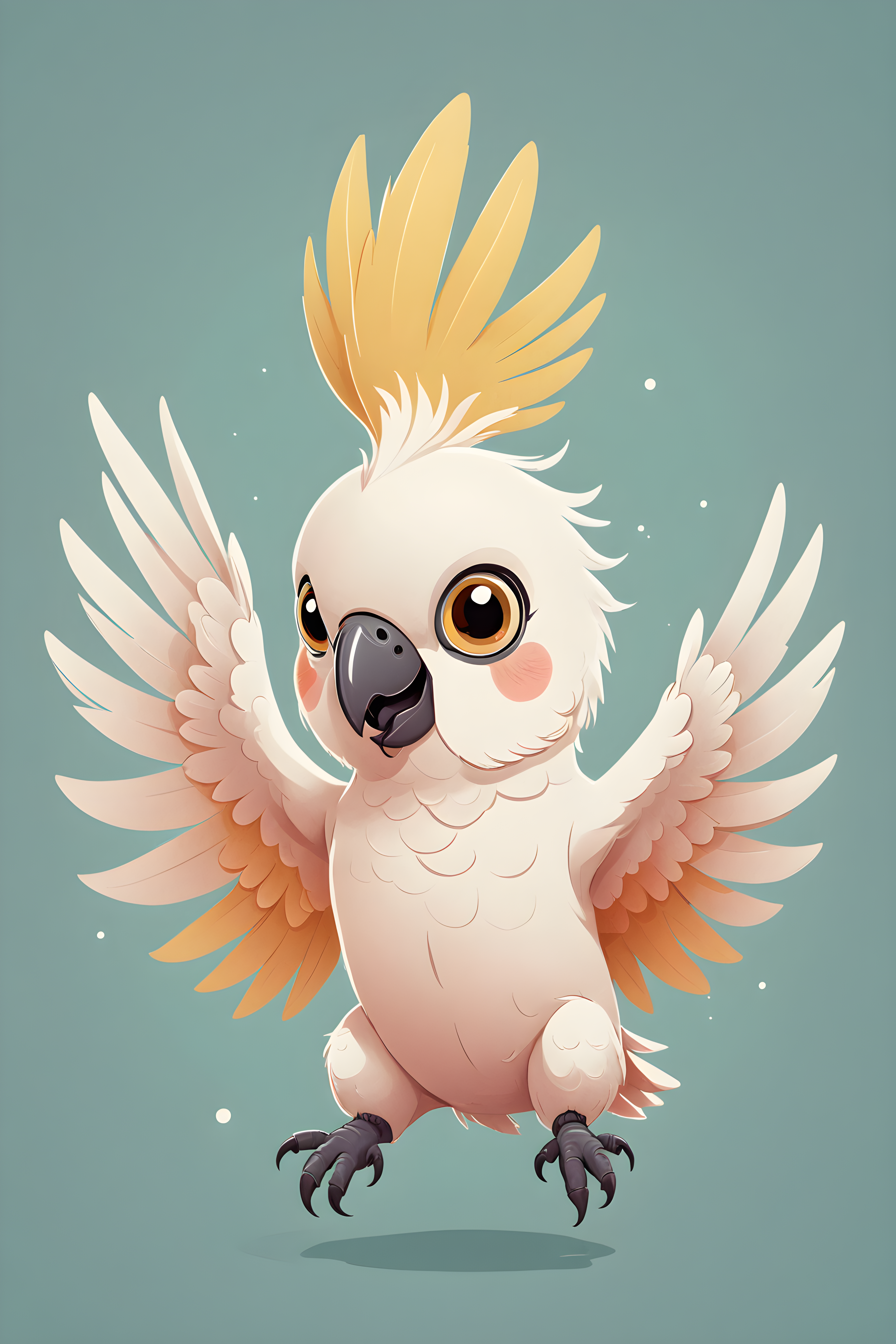 Cockatoo — Cartoon / Kawaii (Aesthetic)