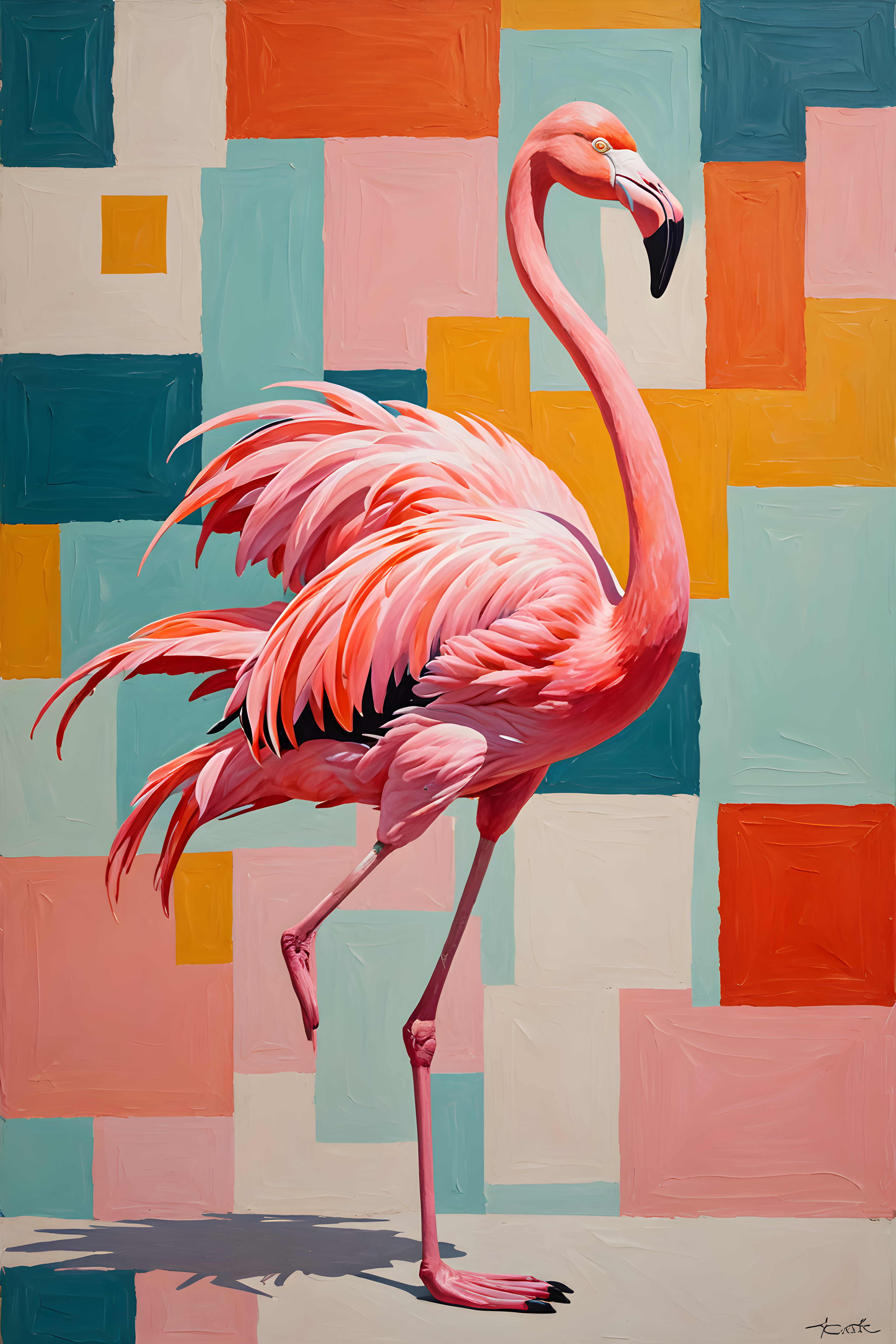 Flamingo — Abstract (Funny)