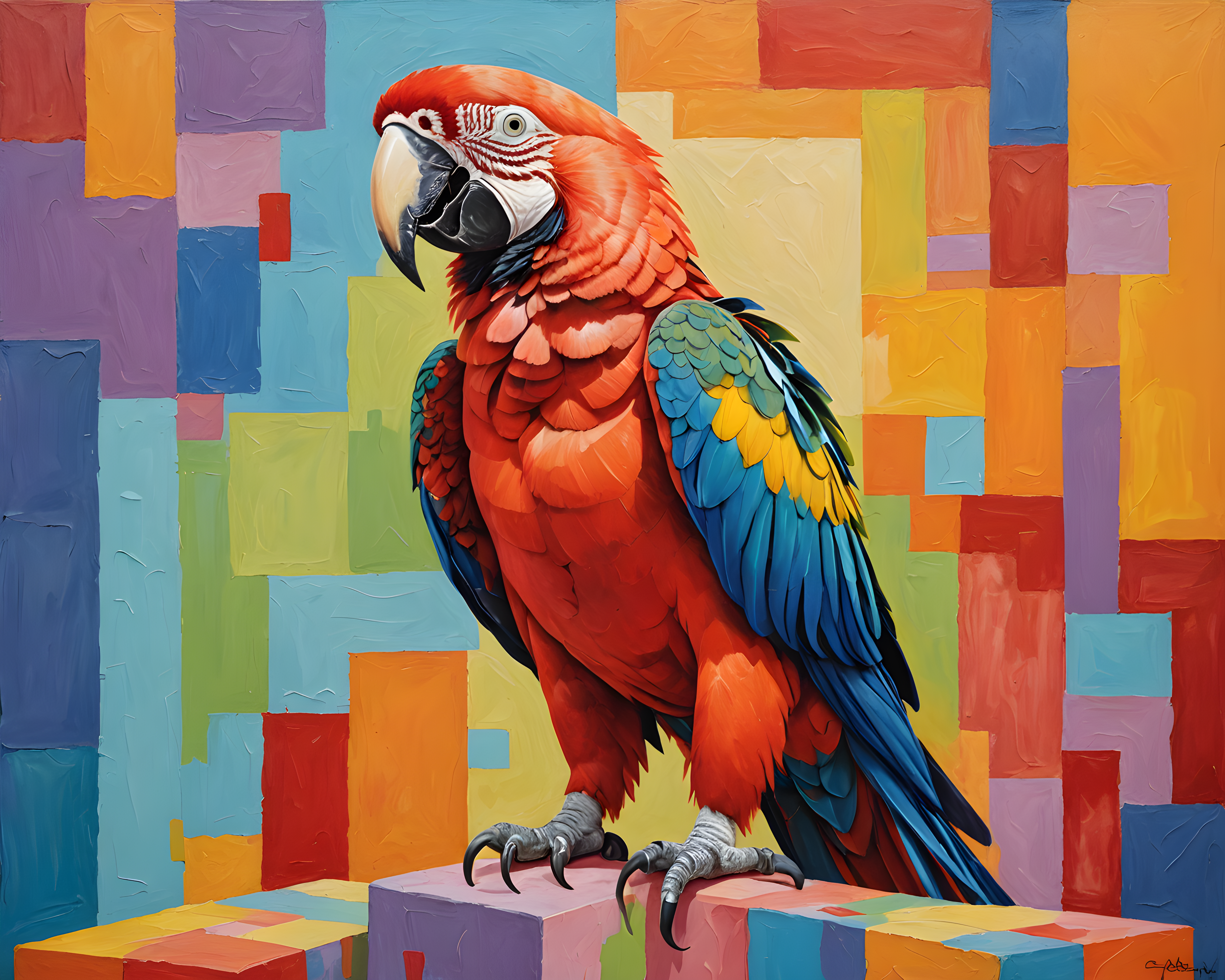 Macaw — Abstract (Fantasy)