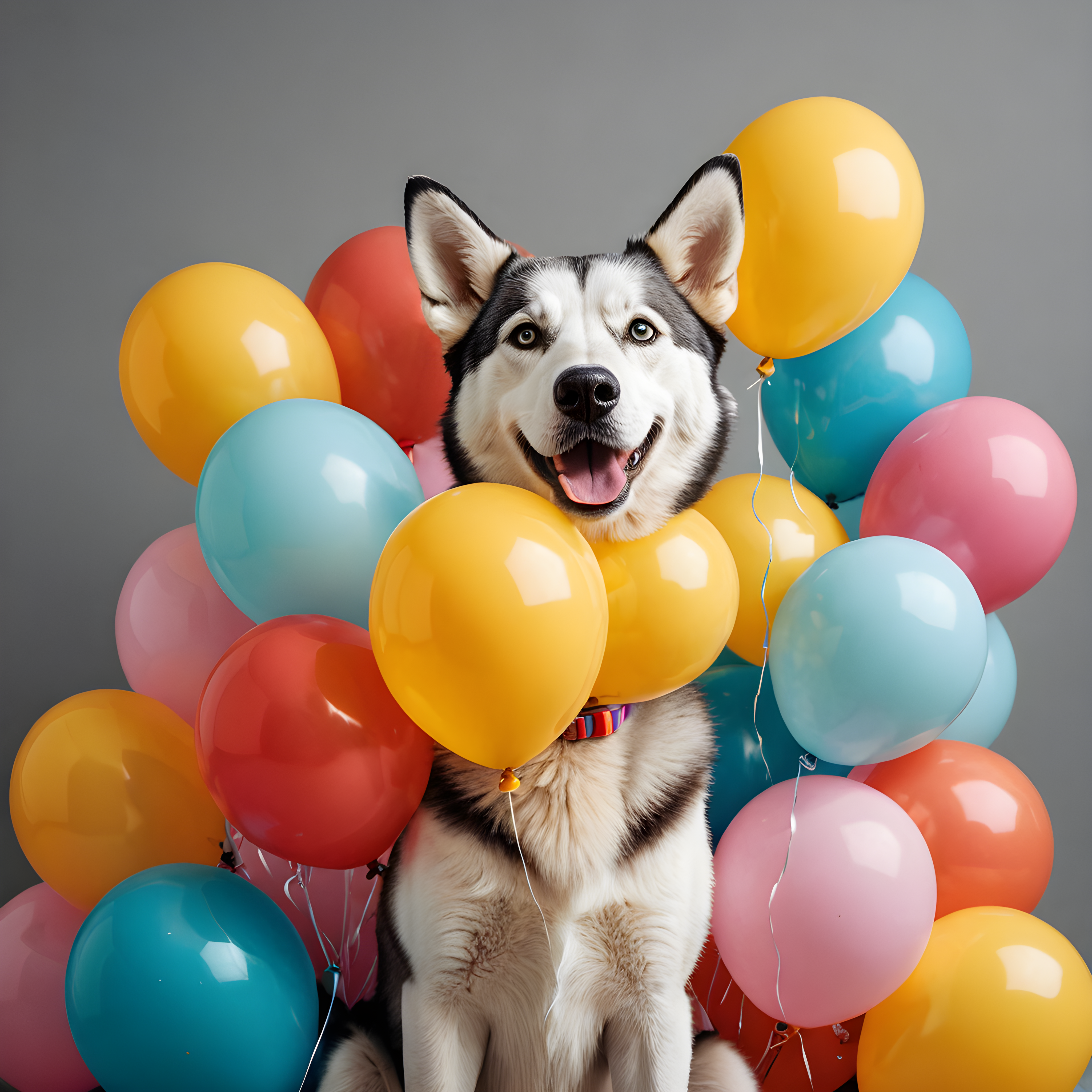 Balloon Husky — Funny (Aesthetic)