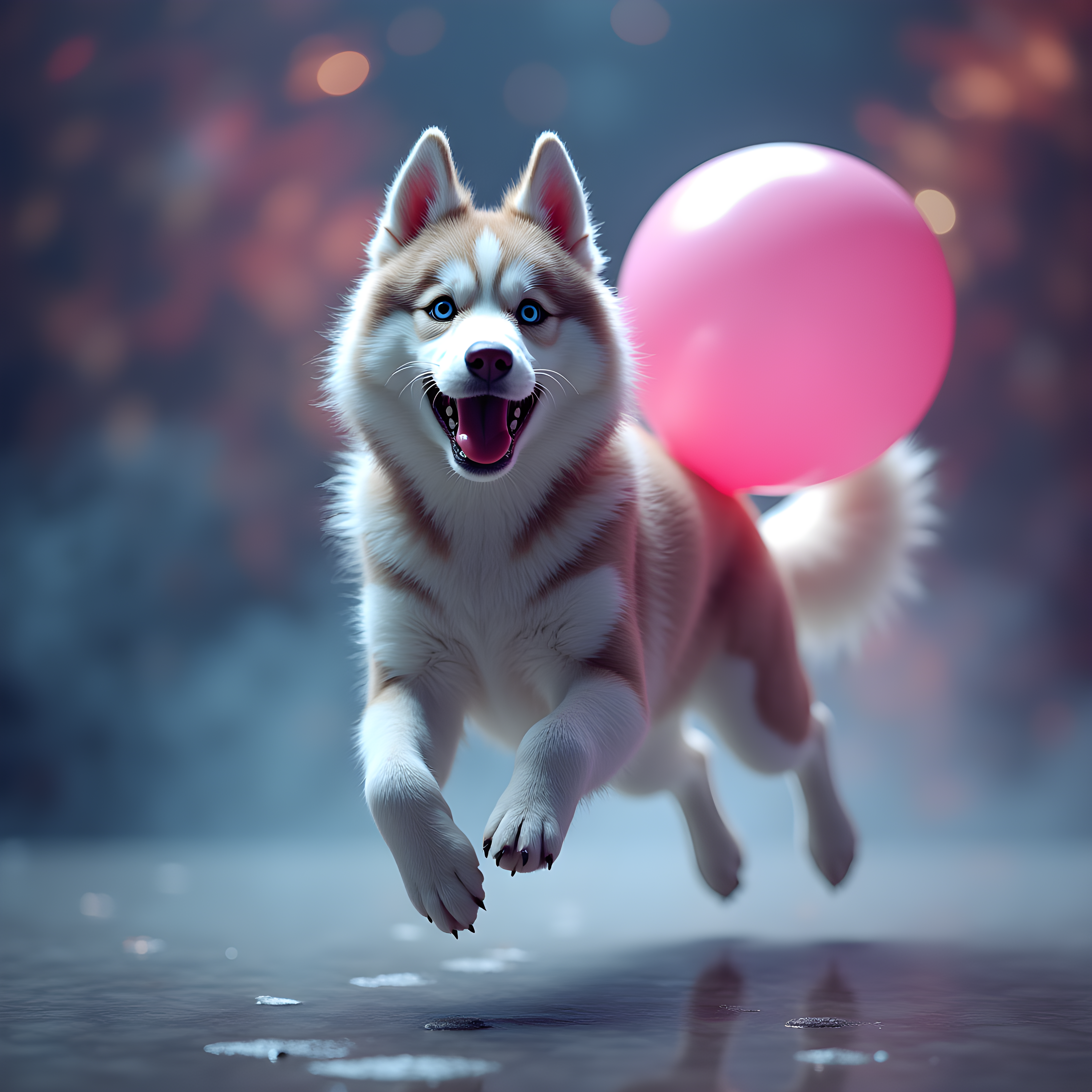 Balloon Husky — Hyper-Realistic (Fantasy)
