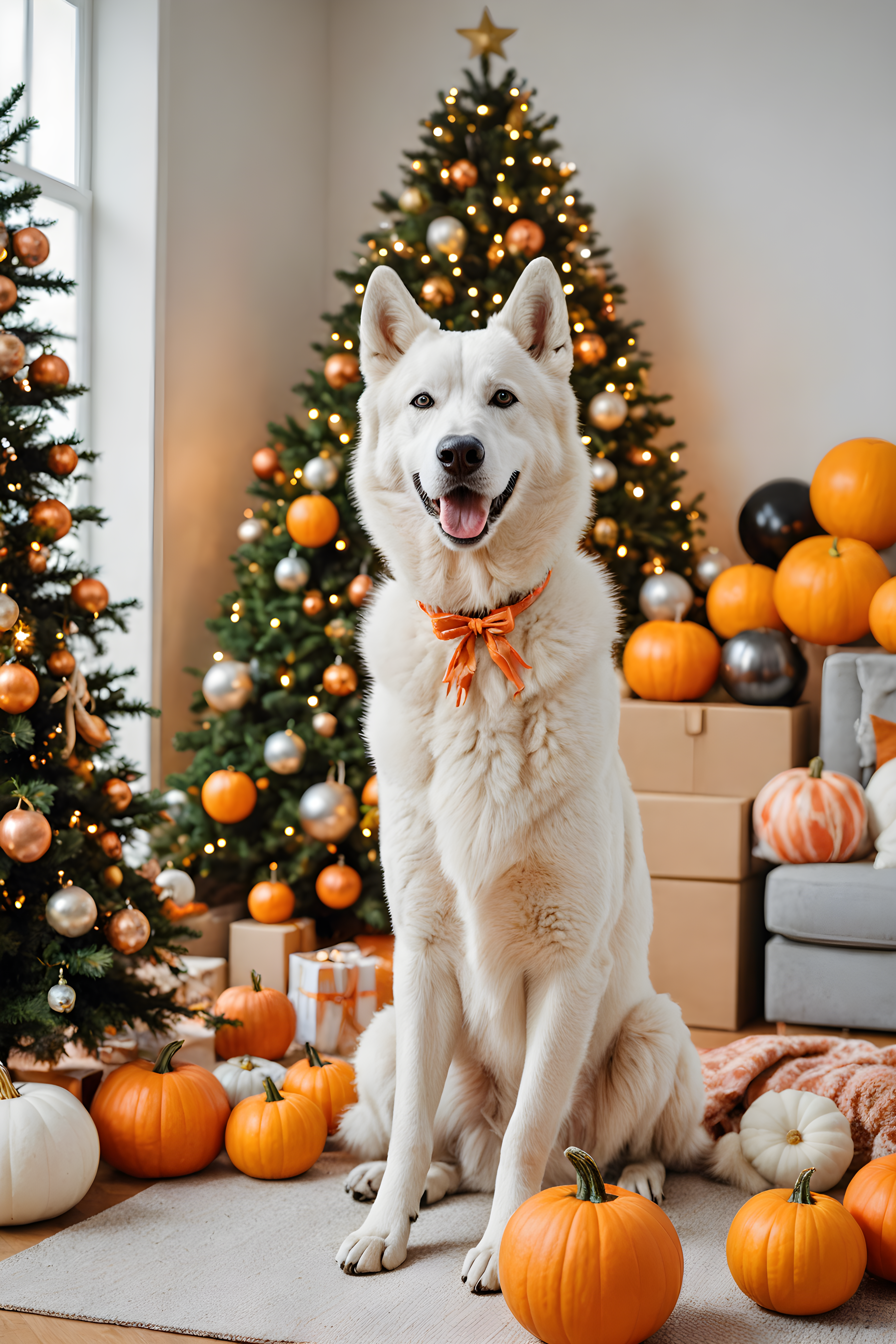 Balloon Husky — Modern Aesthetic (Seasonal)