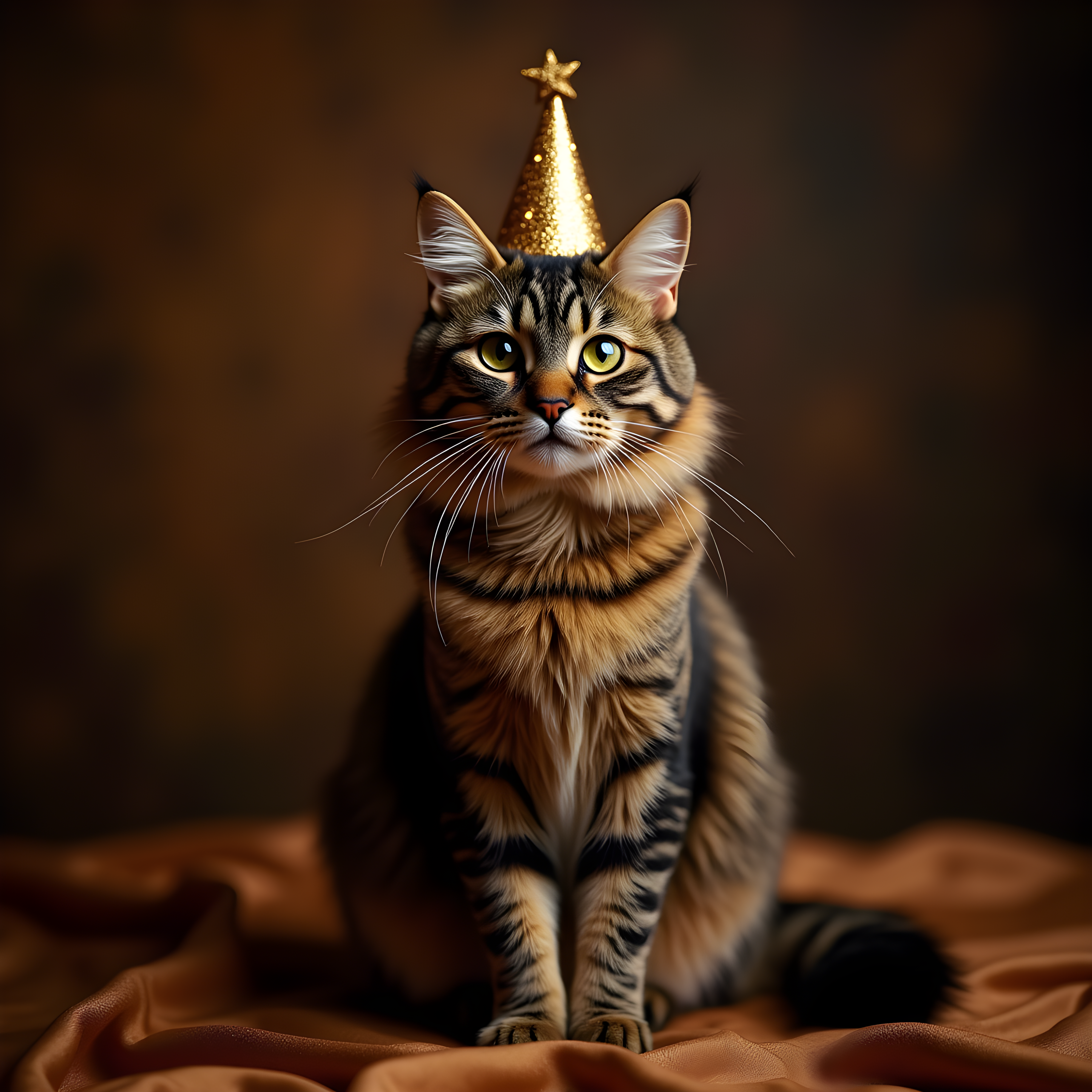 Birthday Cat — Realistic (Luxury)