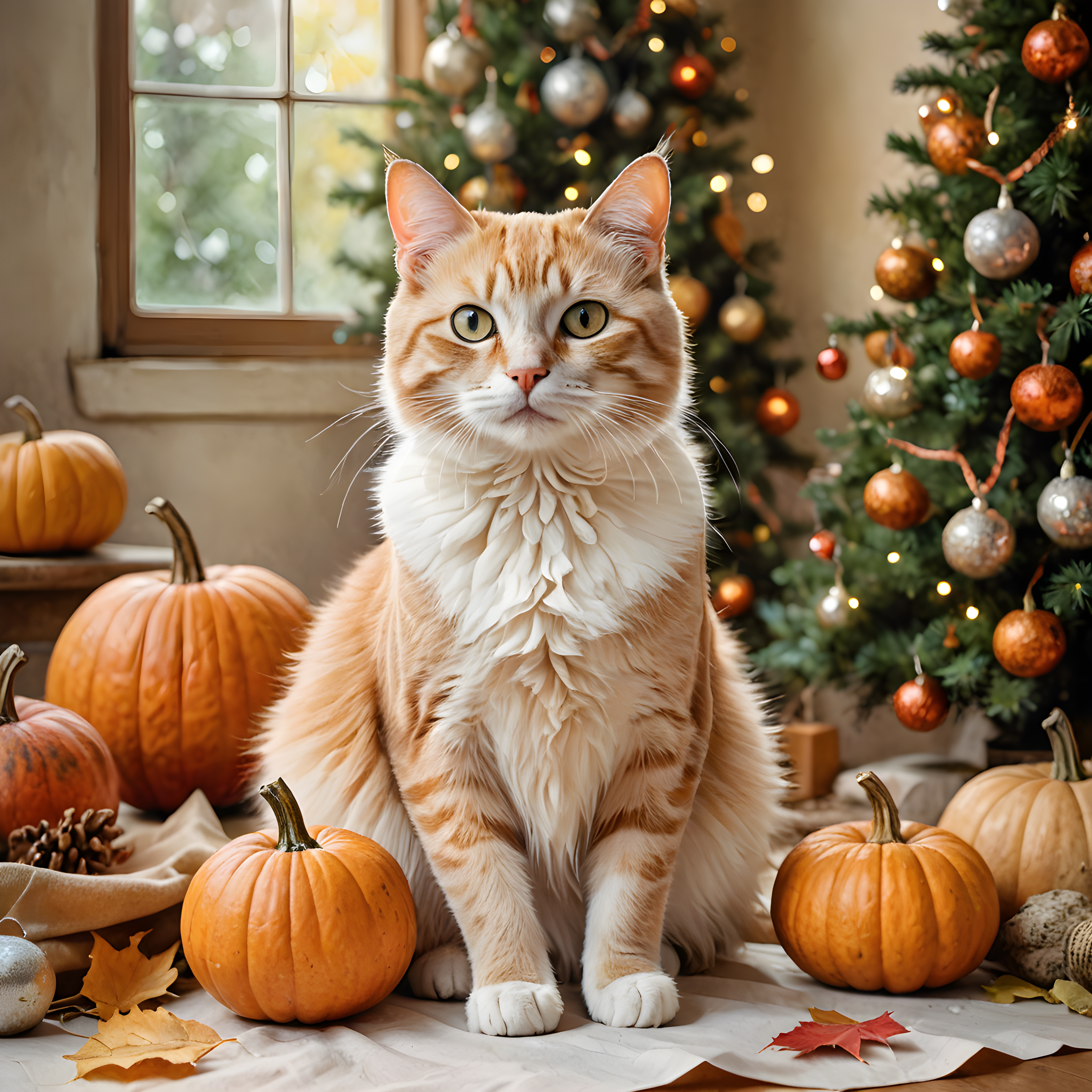 Birthday Cat — Watercolor (Seasonal)