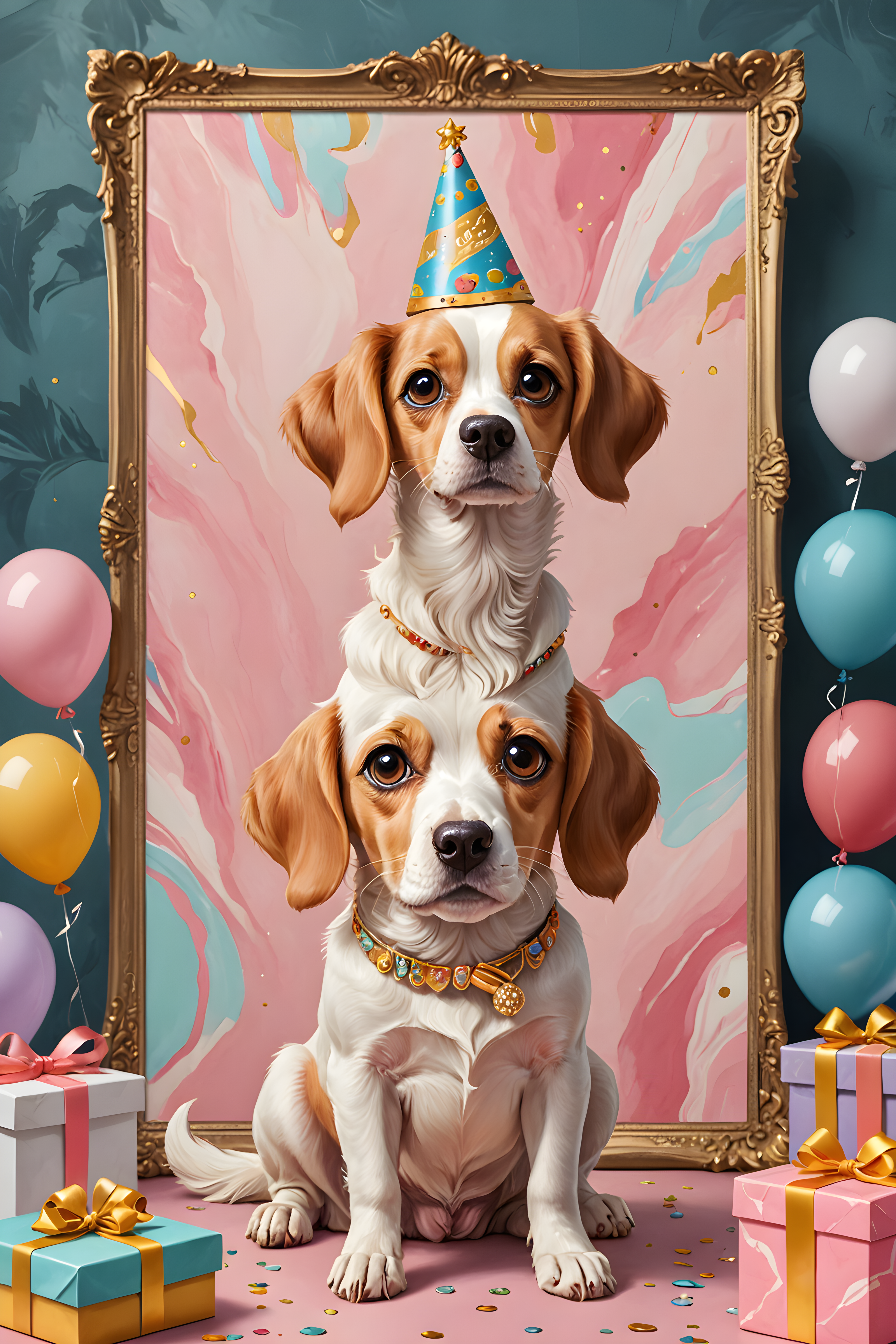 Birthday Dog — Cartoon / Kawaii (Luxury)