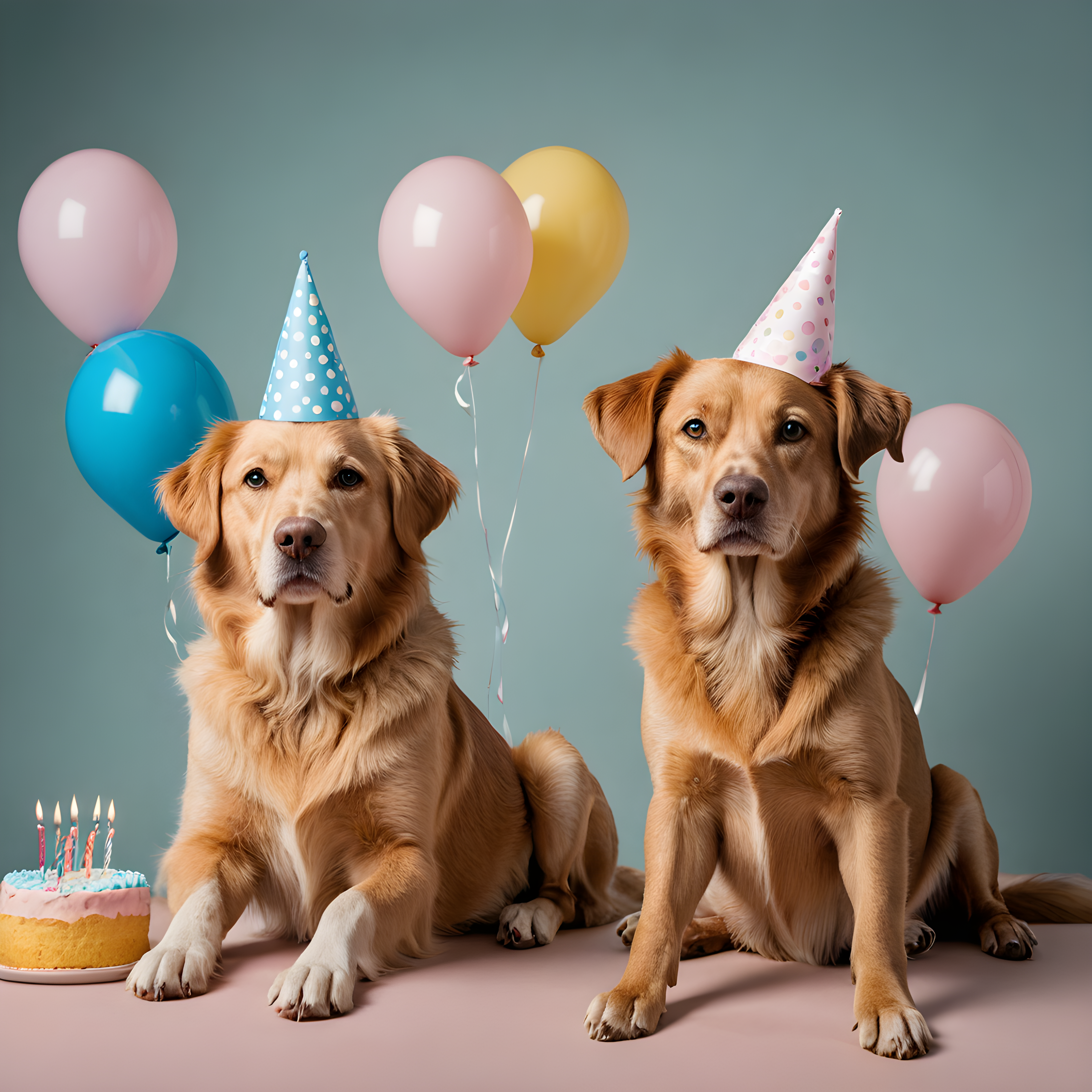 Birthday Dog — Modern Aesthetic (Emotional)