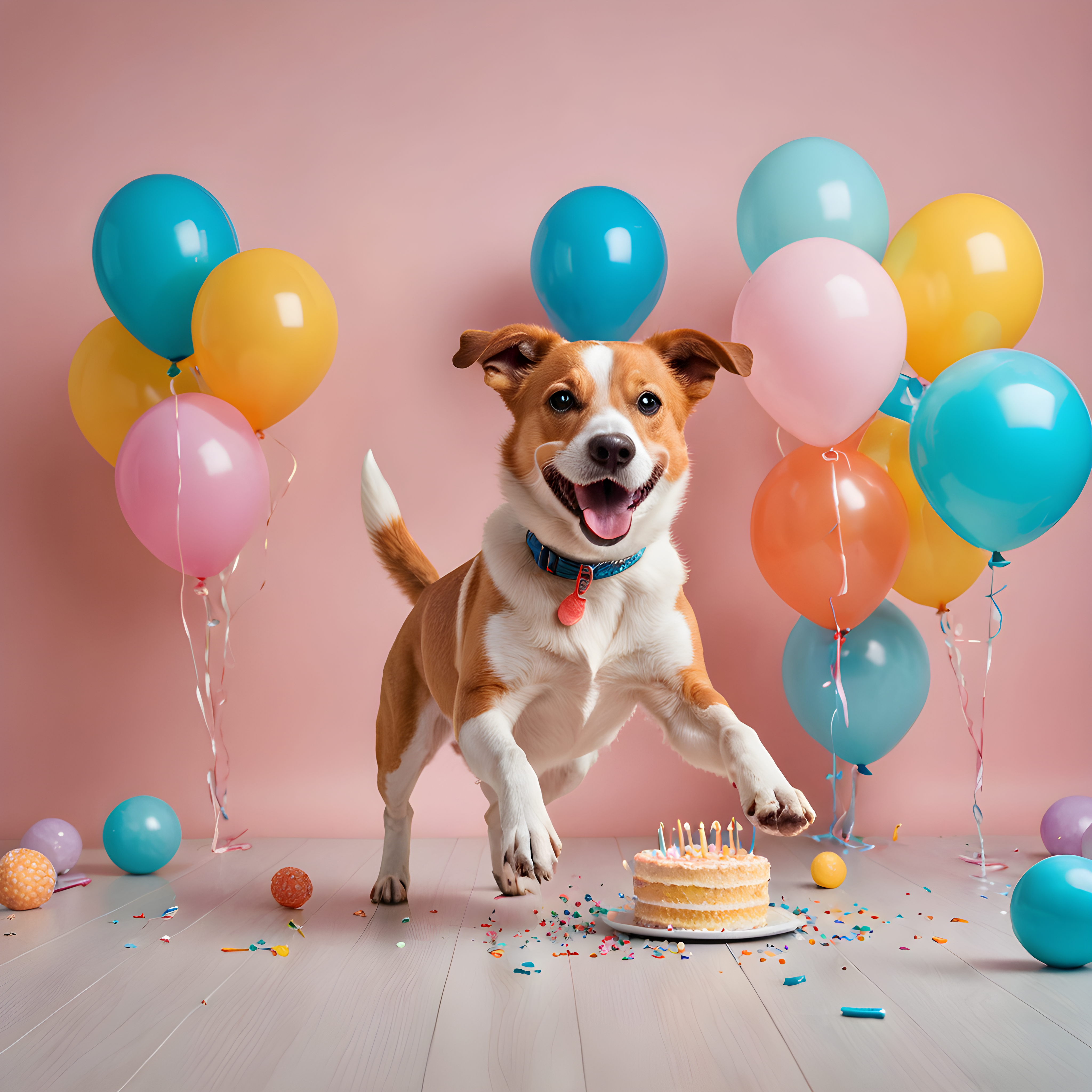 Birthday Dog — Modern Aesthetic (Playful)