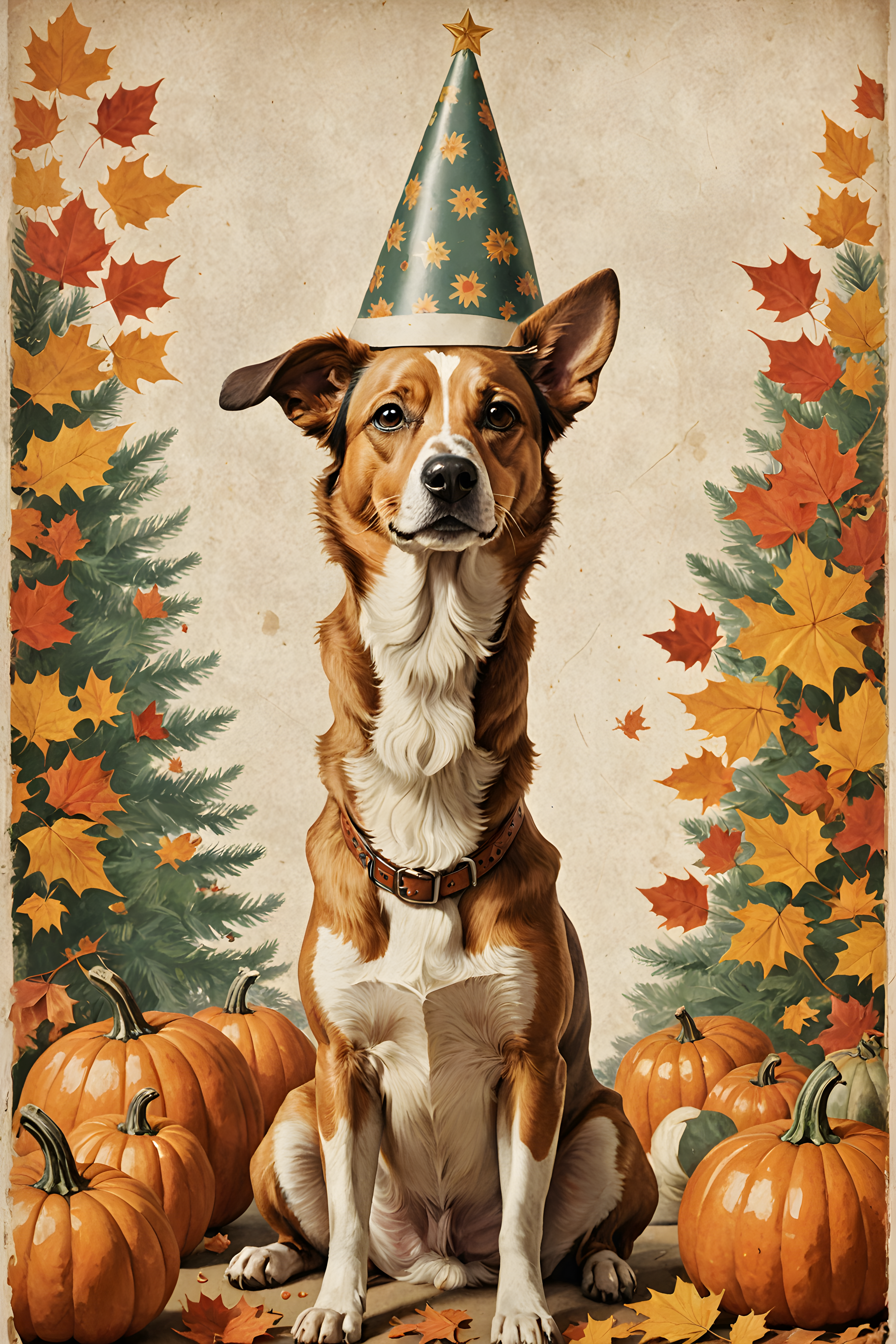 Birthday Dog — Vintage Poster (Seasonal)