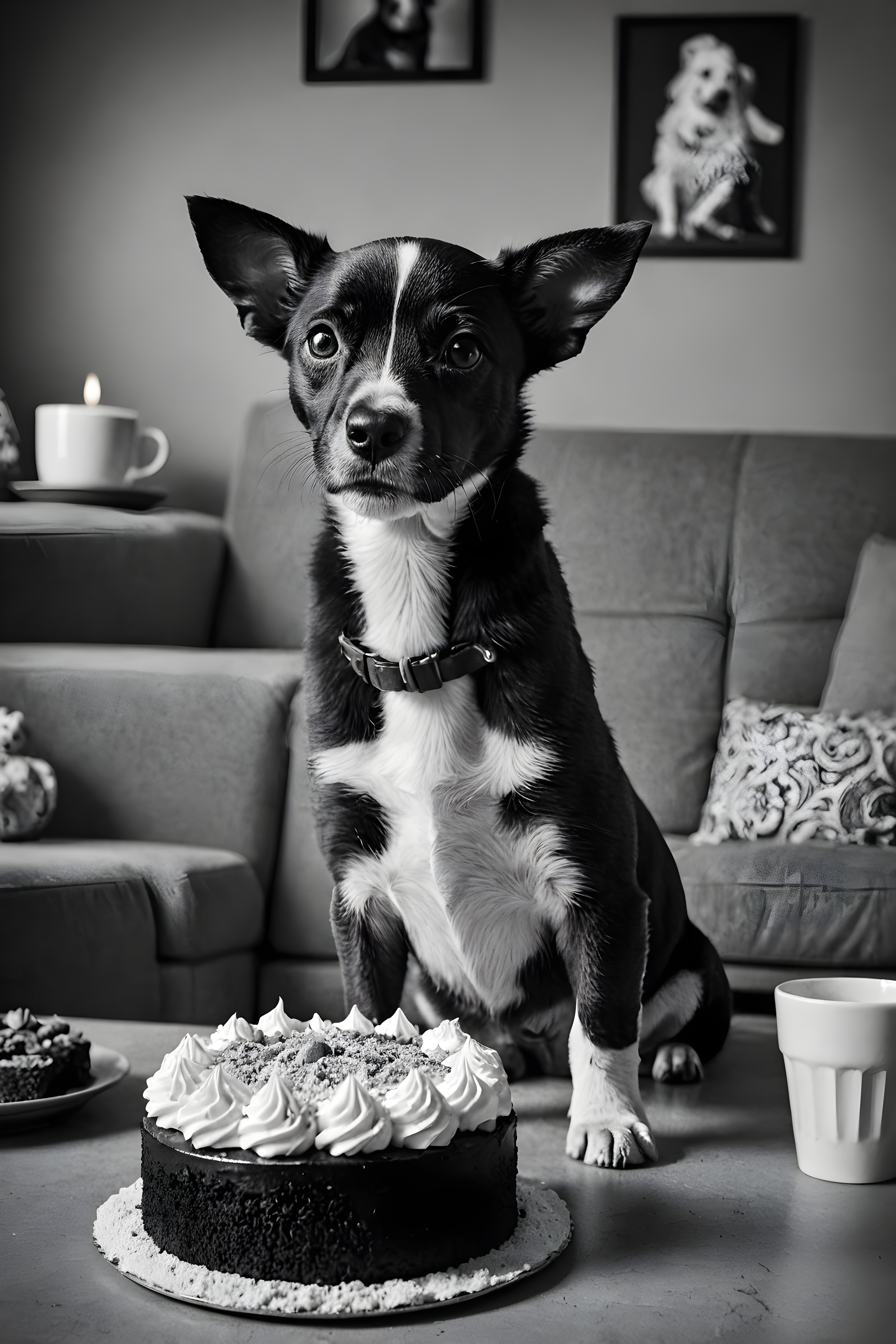 Cake Puppy — Black & White (Savage)