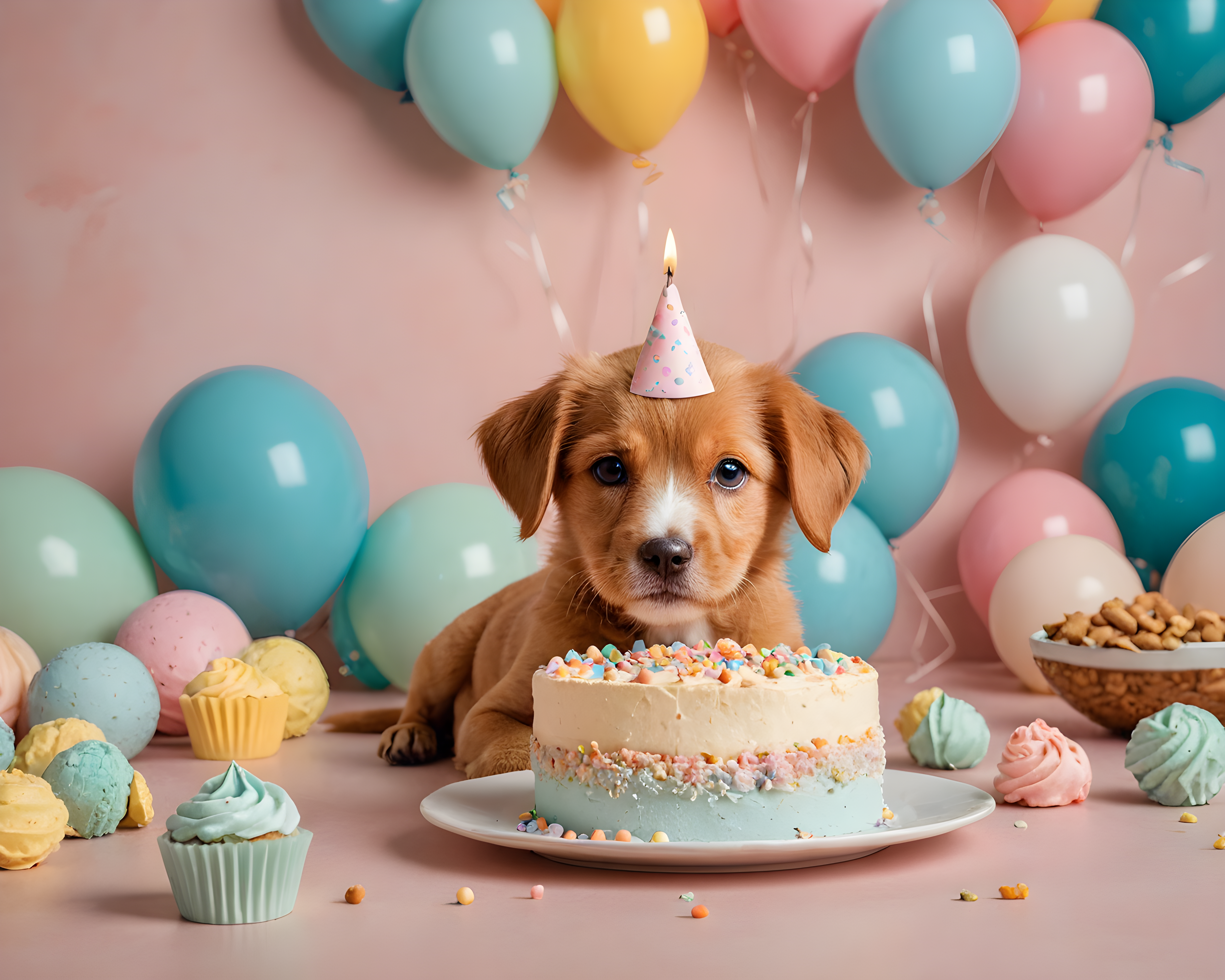 Cake Puppy — Modern Aesthetic (Romantic)