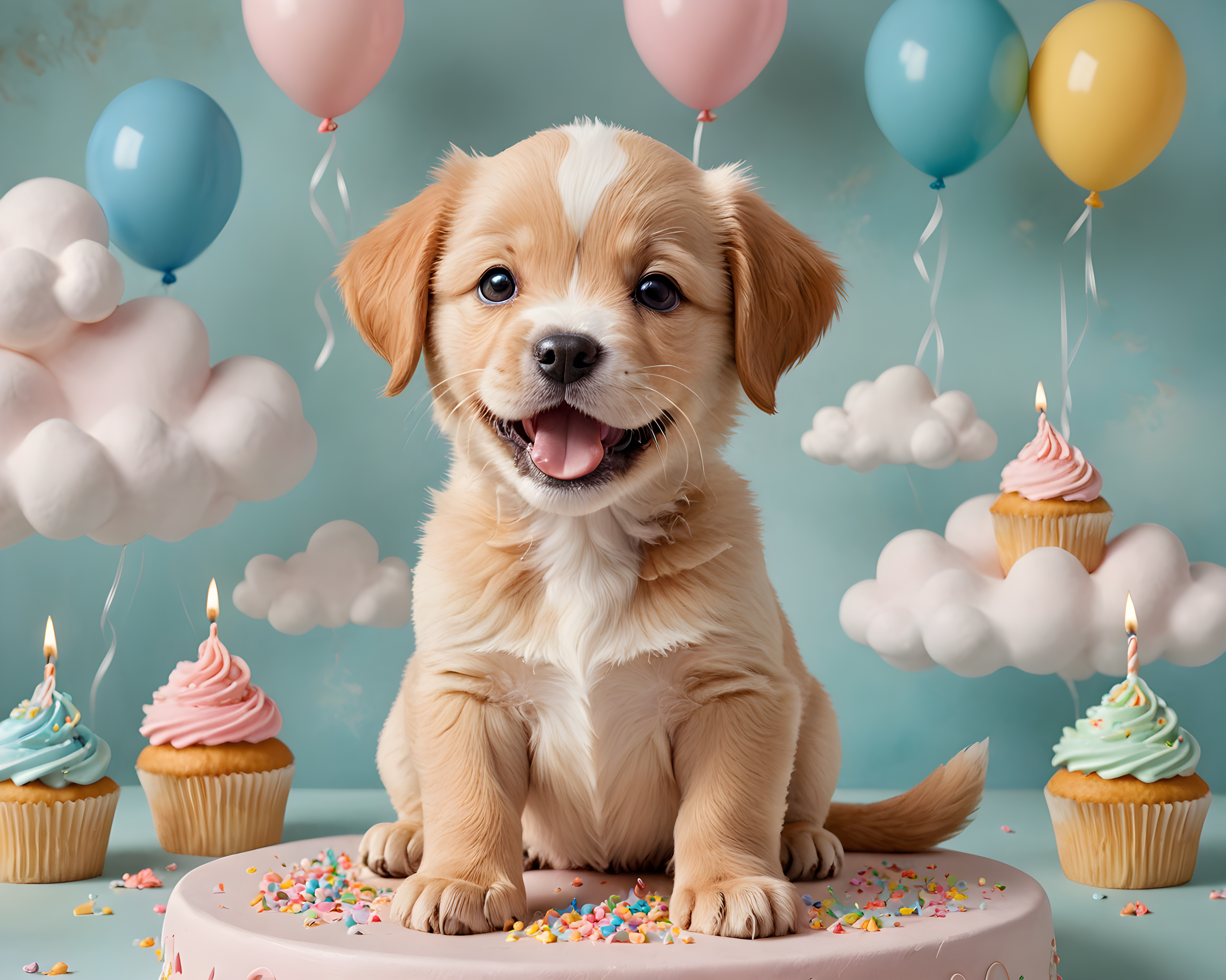 Cake Puppy — Nursery (Happy)