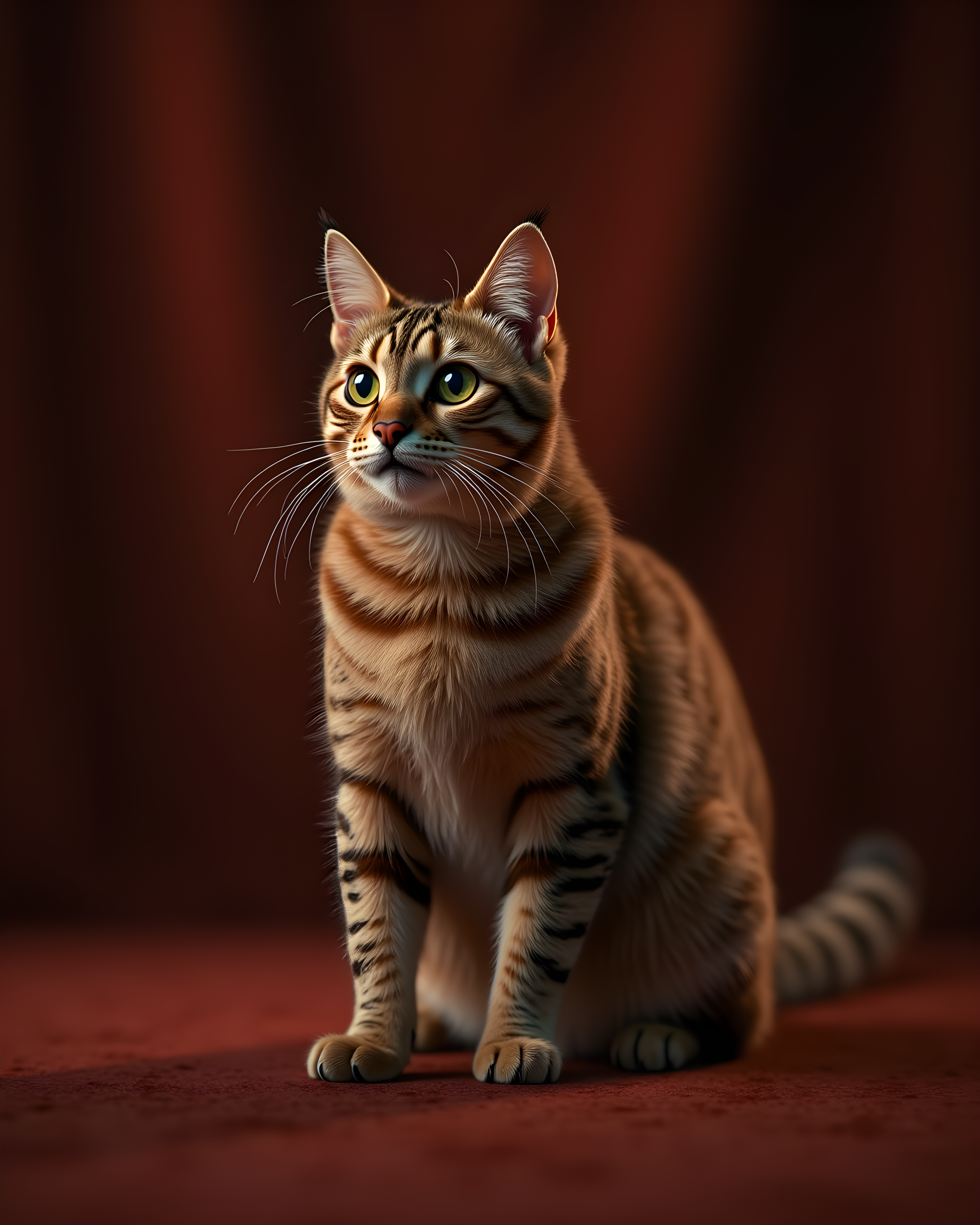 Celebration Cat — Hyper-Realistic (Luxury) — Wall Art (Printable) — Portrait 4×5