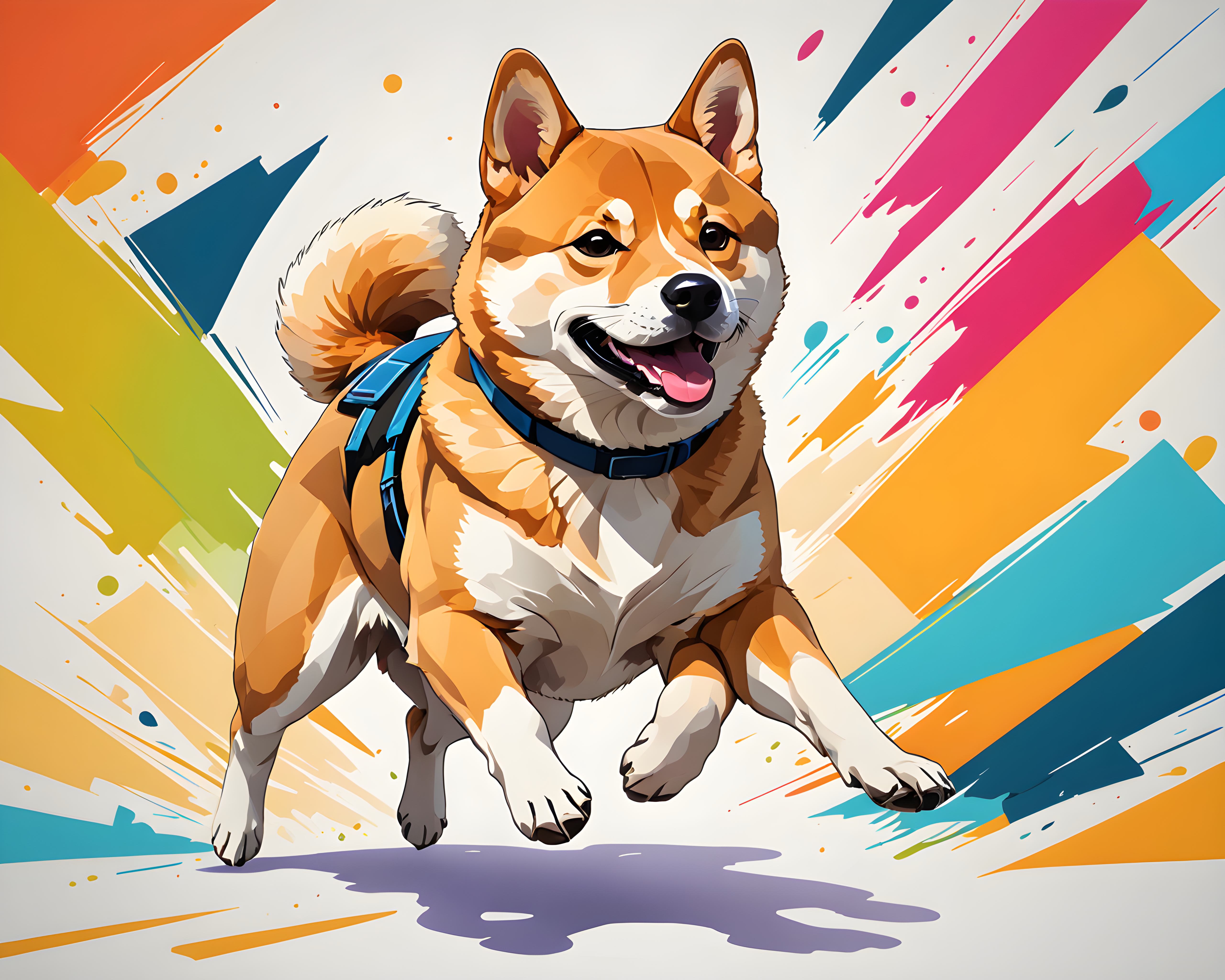 Anime Shiba — Abstract (Energetic)