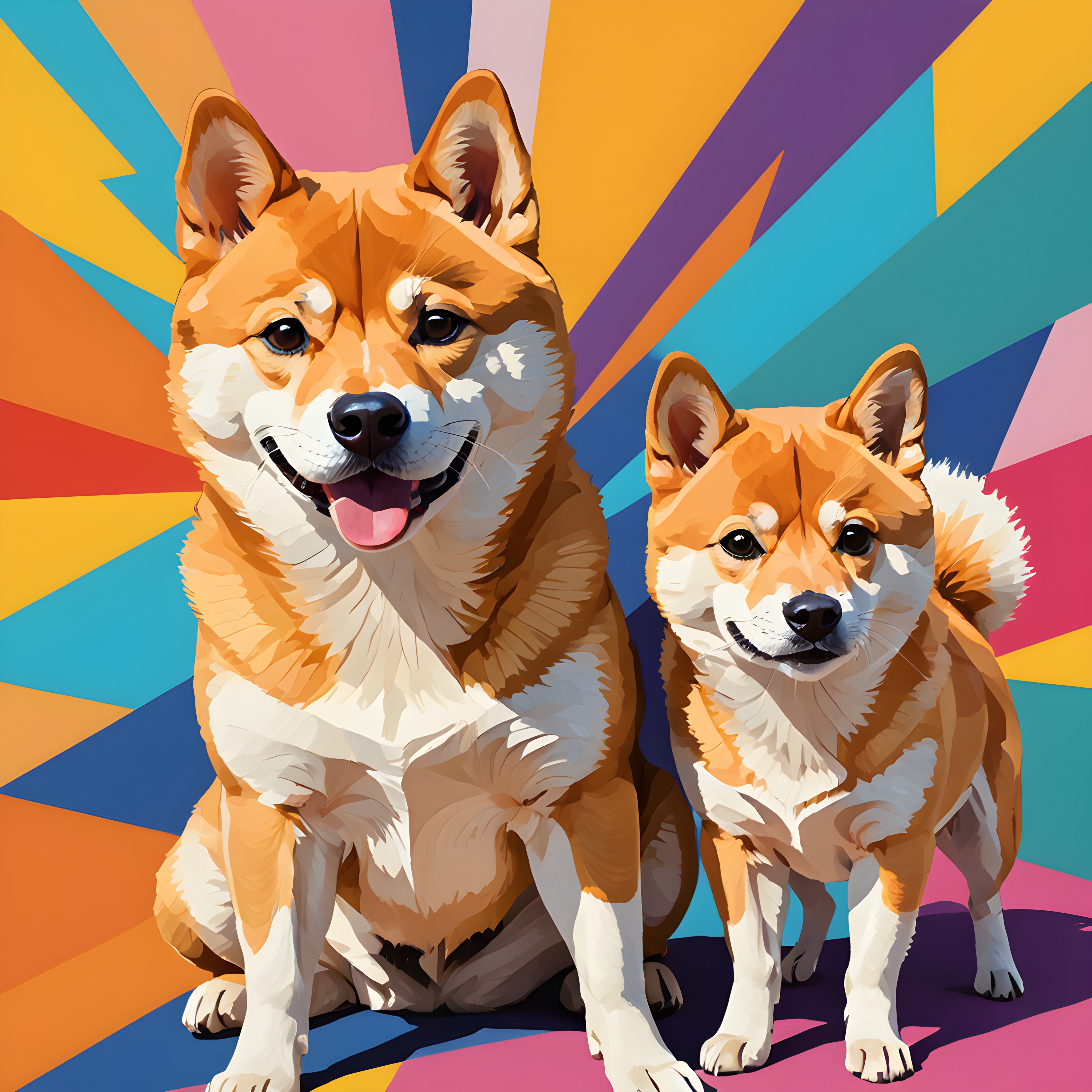 Anime Shiba — Abstract (Energetic)