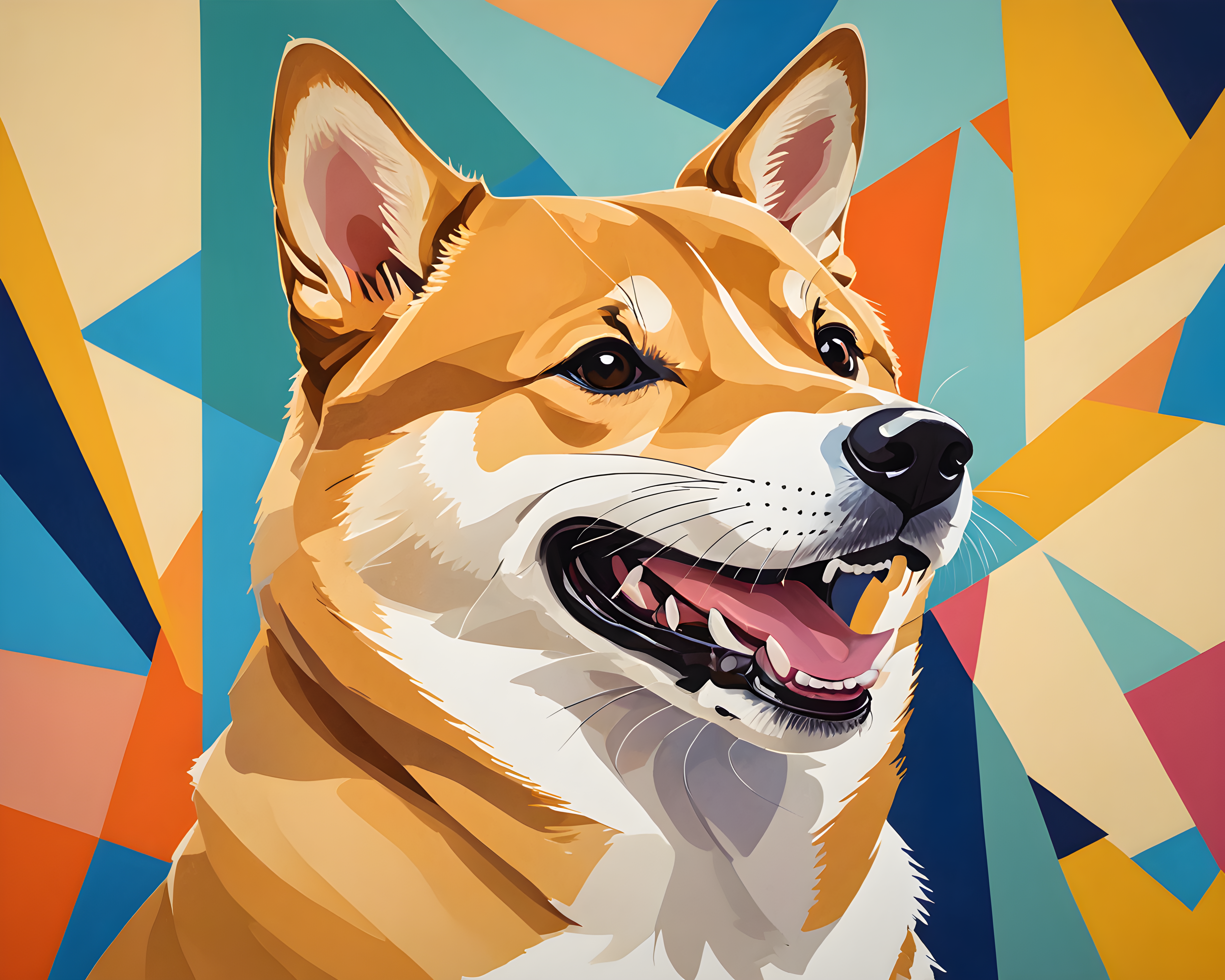 Anime Shiba — Abstract (Happy)