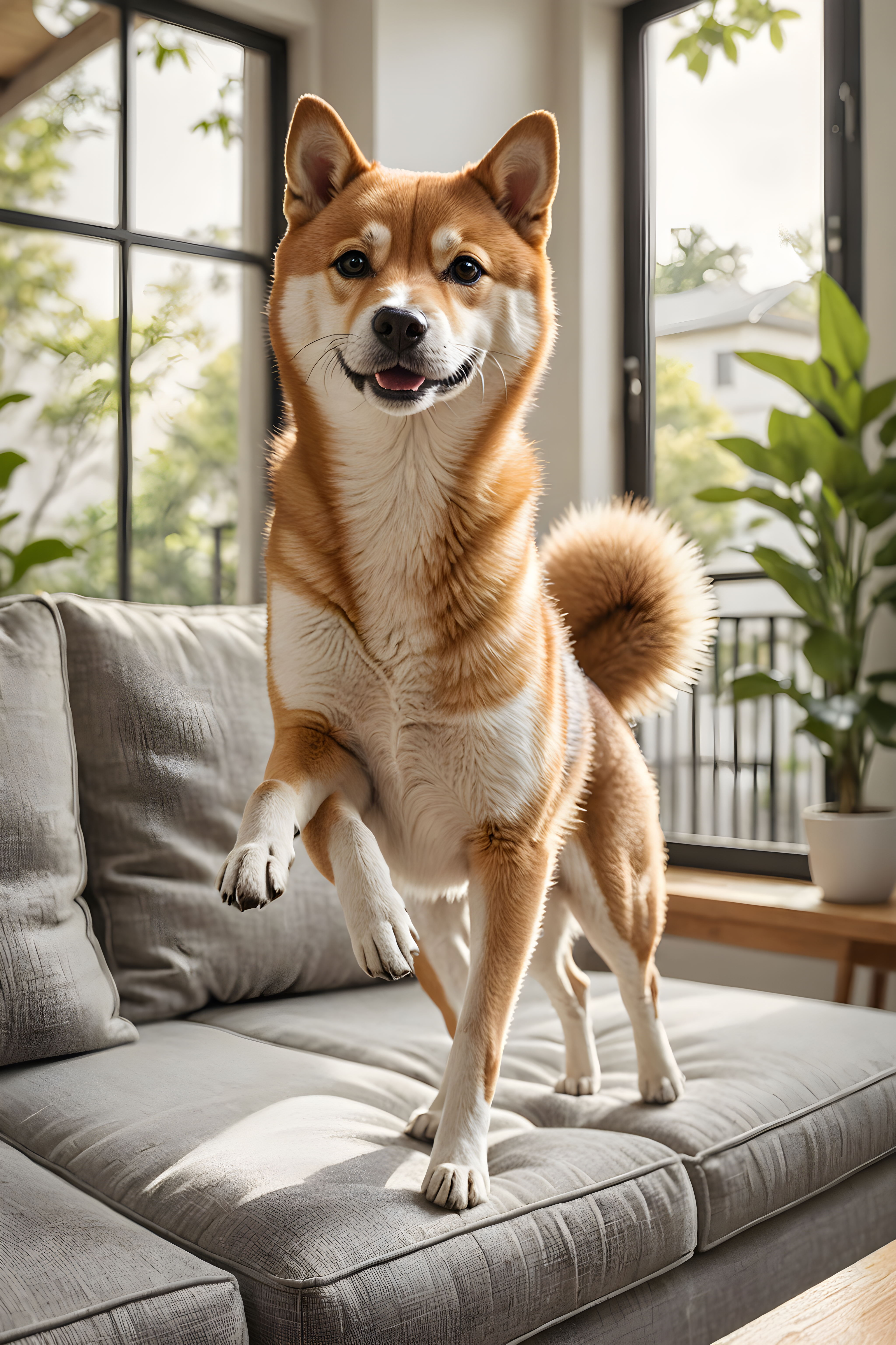 Anime Shiba — Pencil Sketch (Lifestyle)