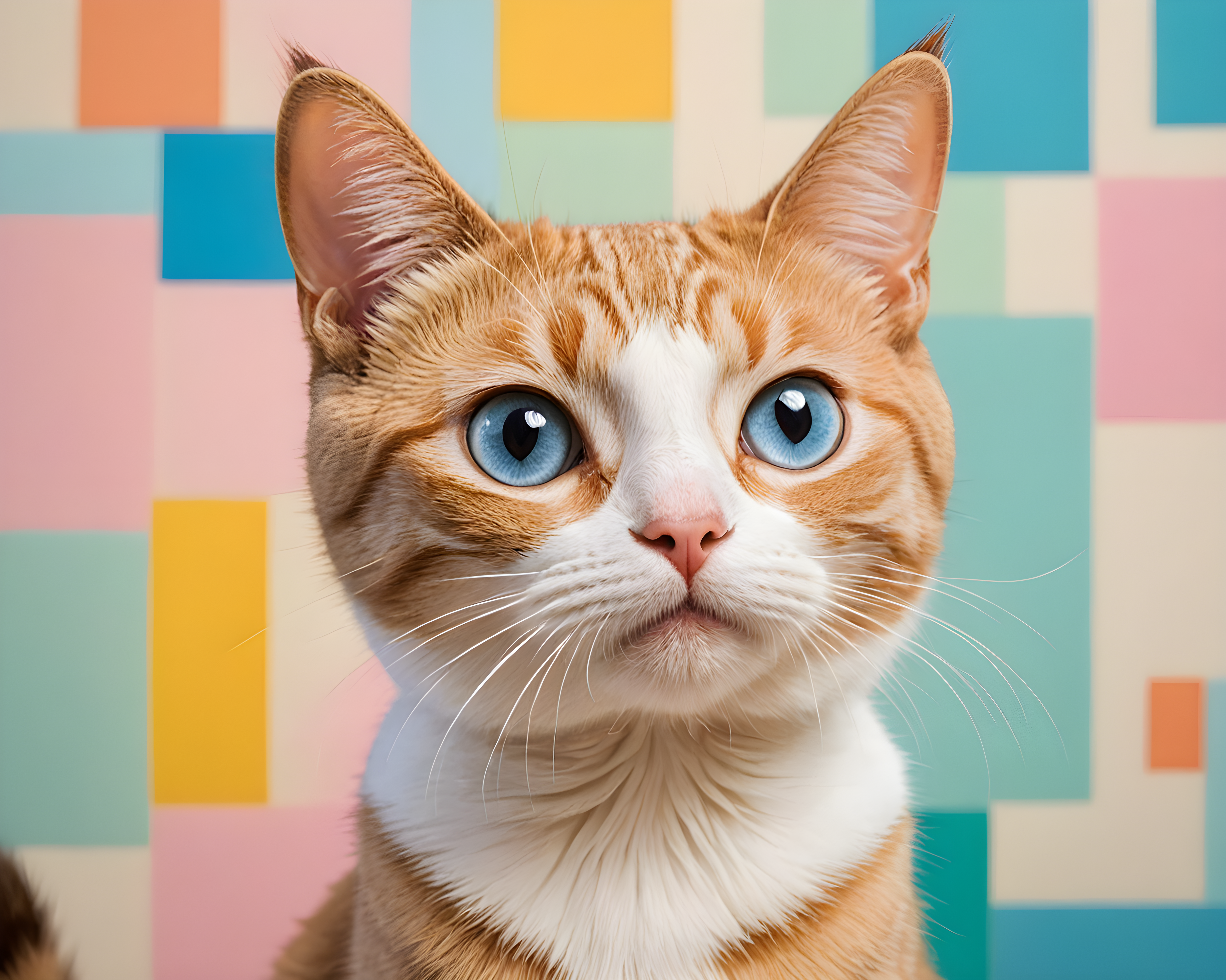 Cartoon Cat — Abstract (Cute)