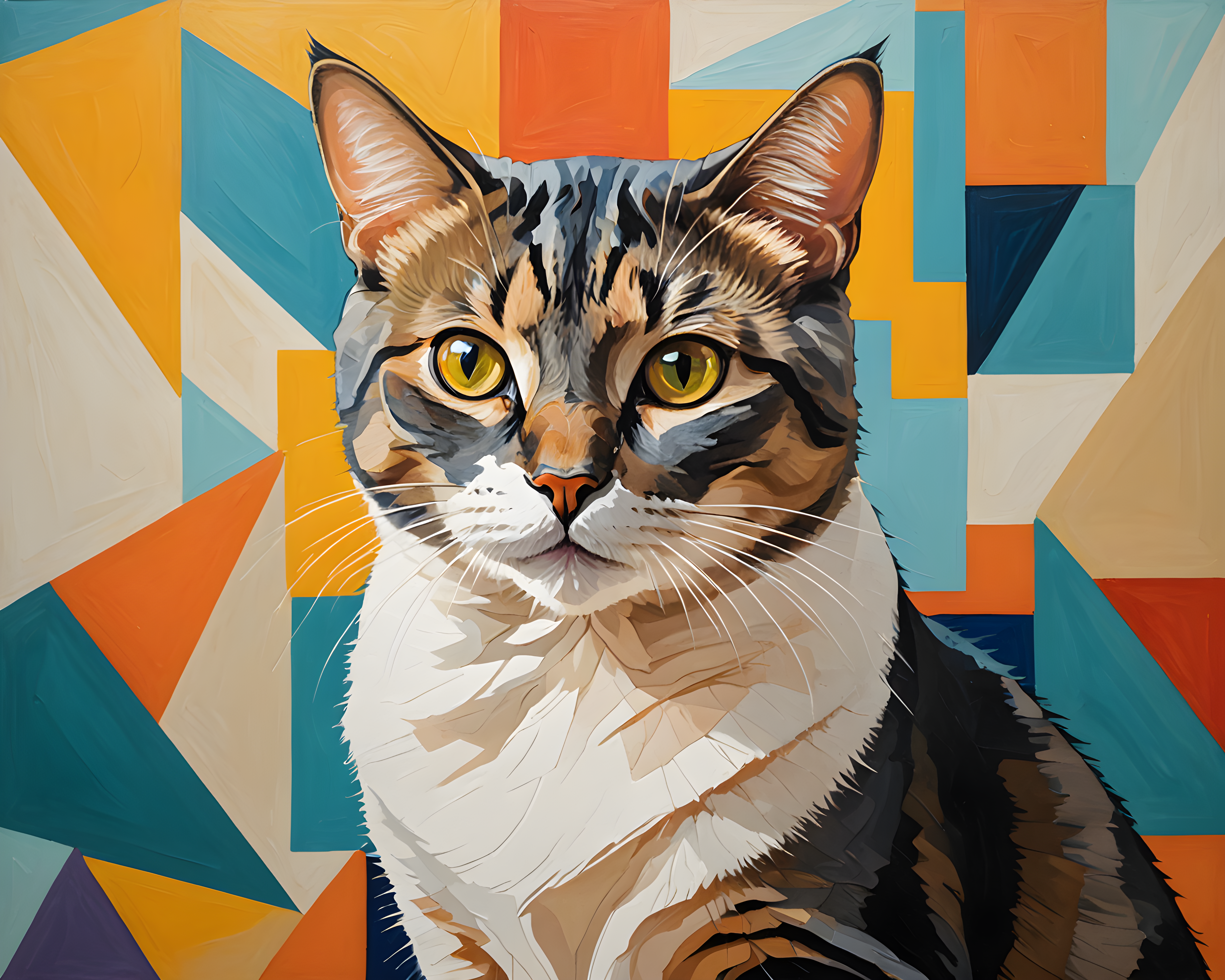 Cartoon Cat — Abstract (Emotional)