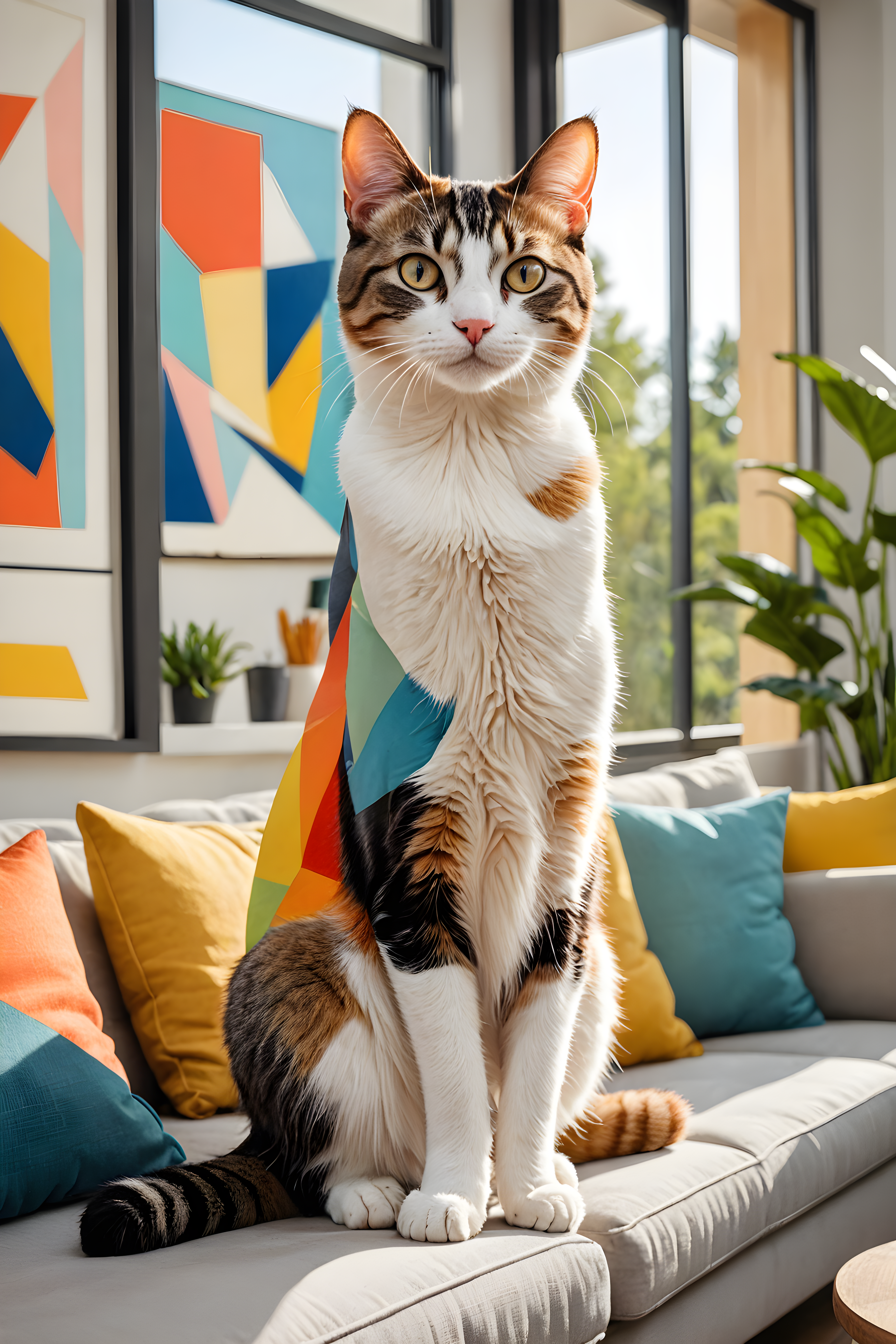 Cartoon Cat — Abstract (Lifestyle)