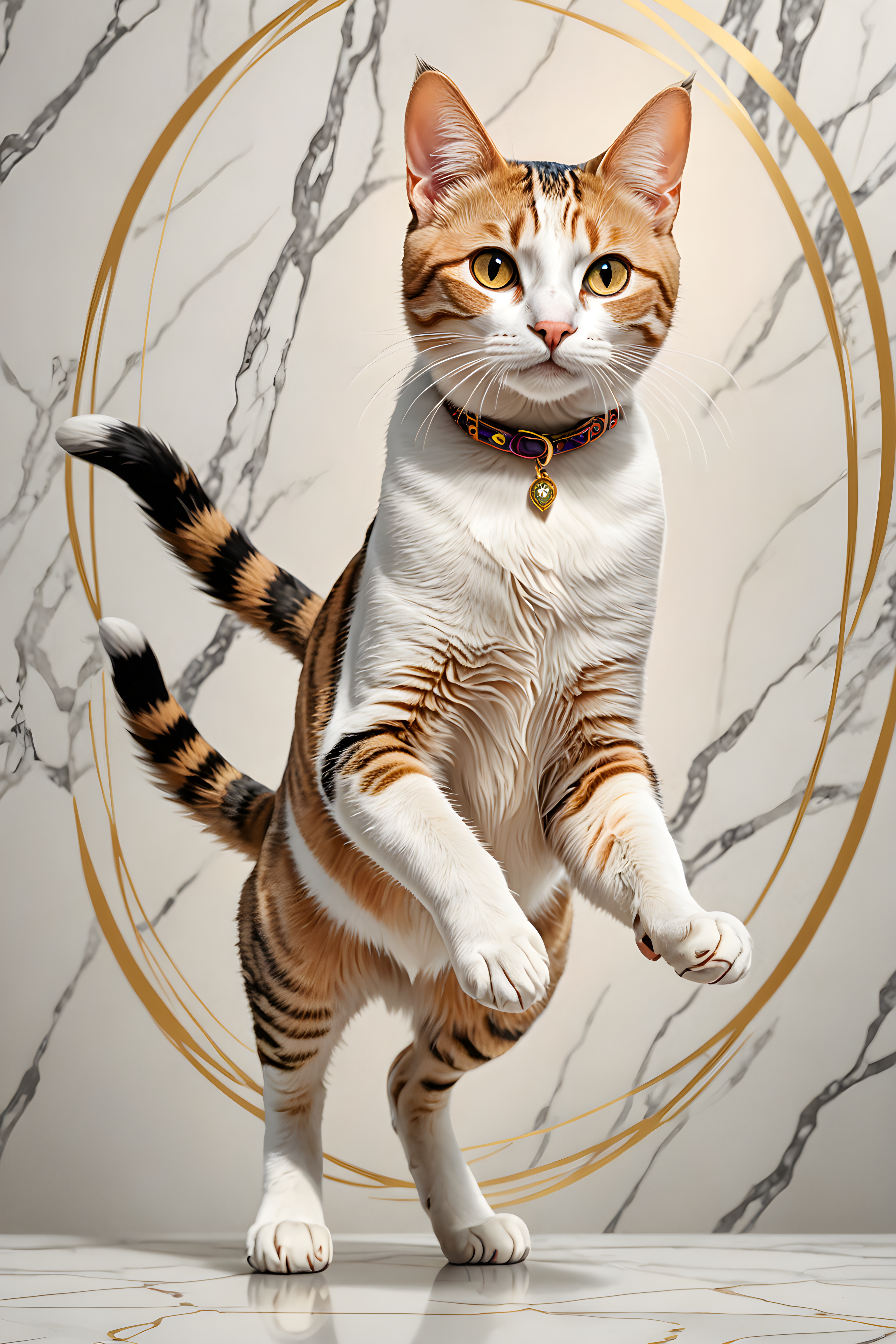 Cartoon Cat — Line Art (Luxury)