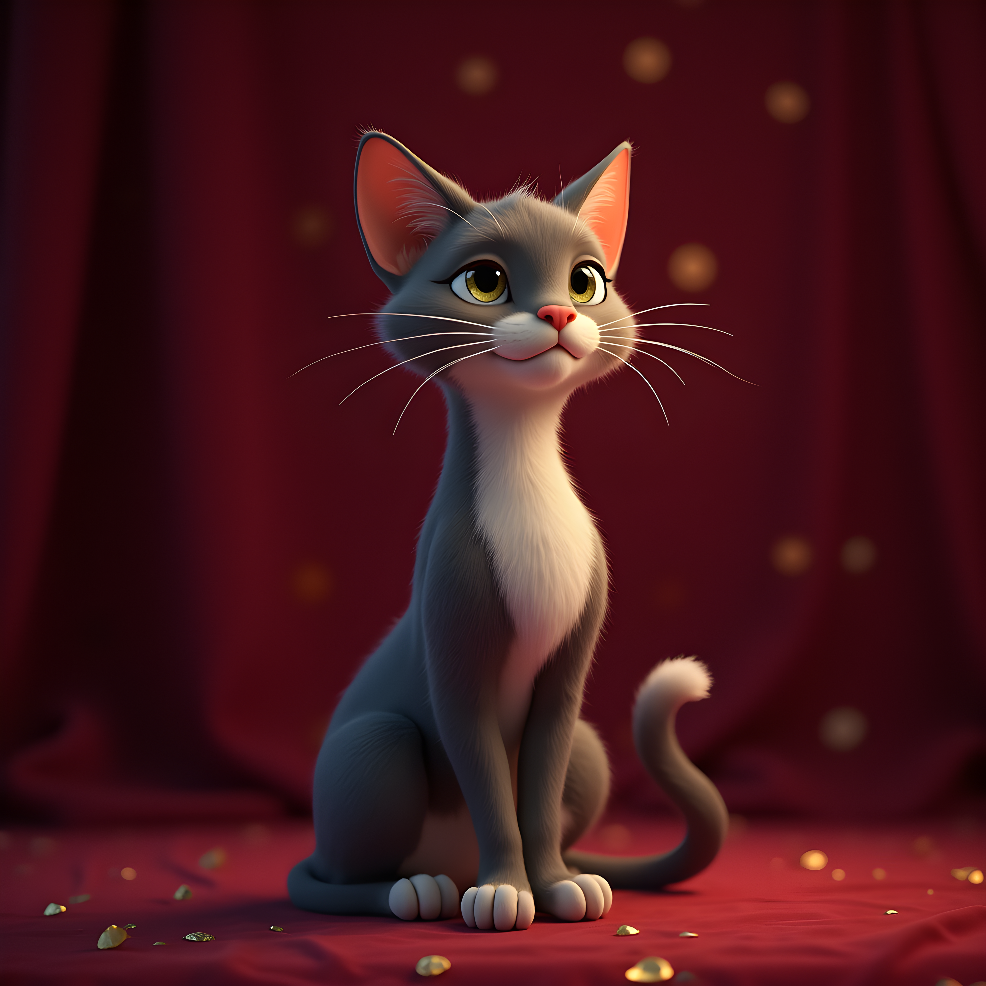 Cartoon Cat — Luxury (Aesthetic)