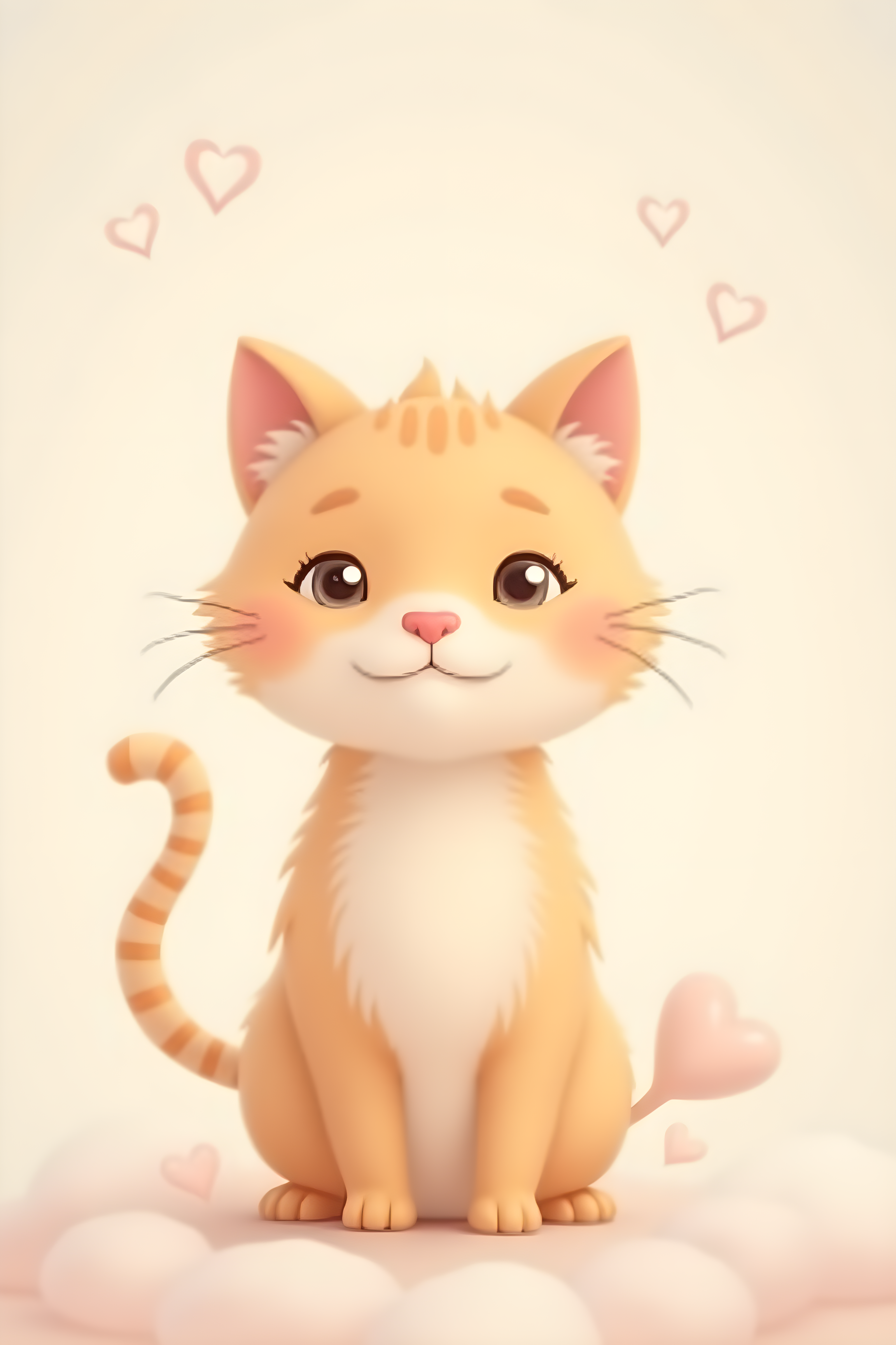 Cartoon Cat — Nursery (Romantic)