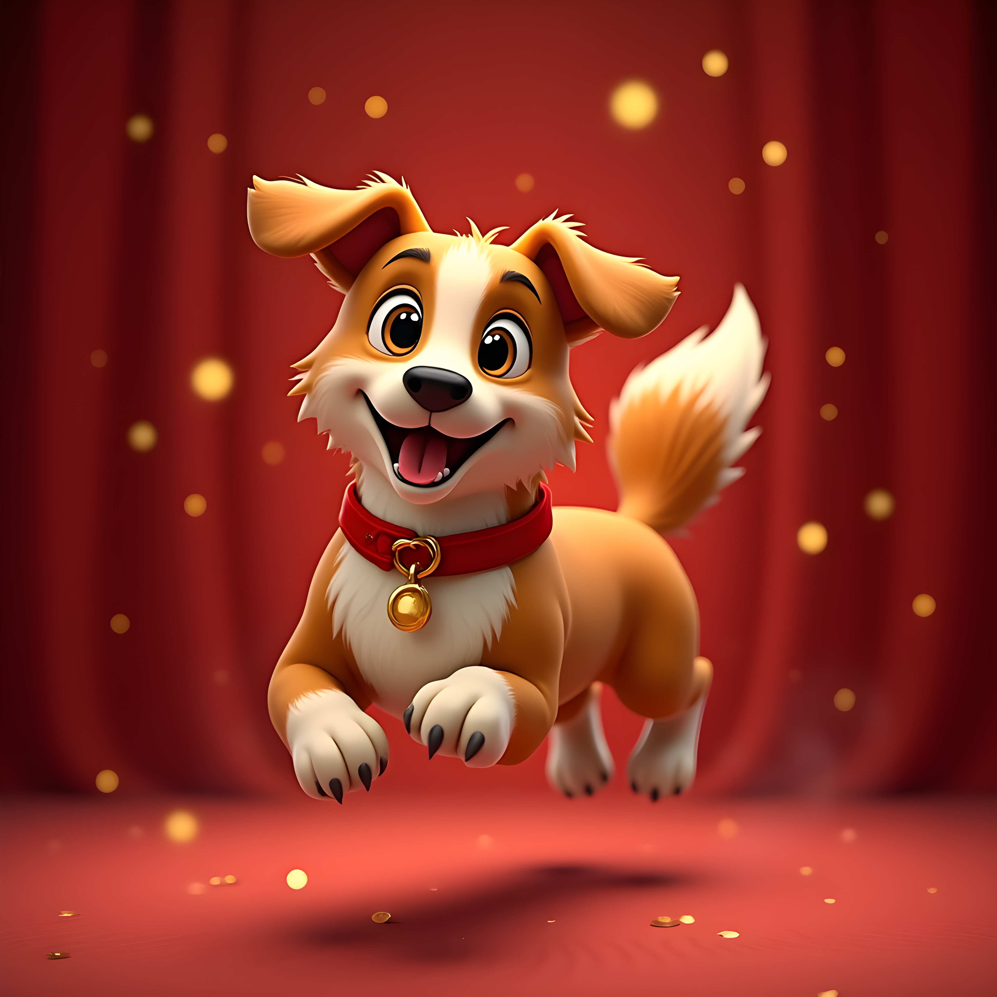 Cartoon Dog — Luxury (Happy)