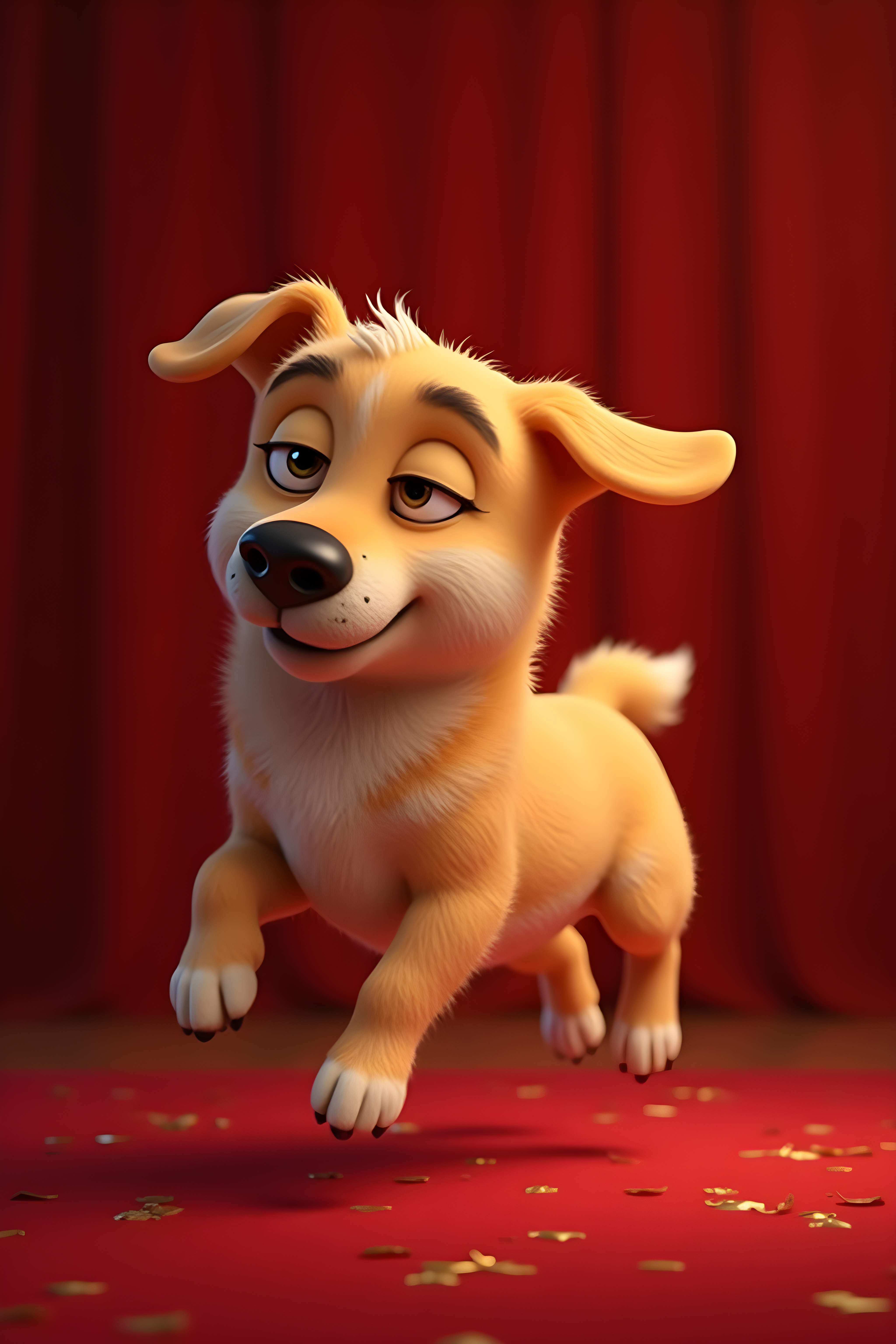 Cartoon Dog — Luxury (Sleepy)