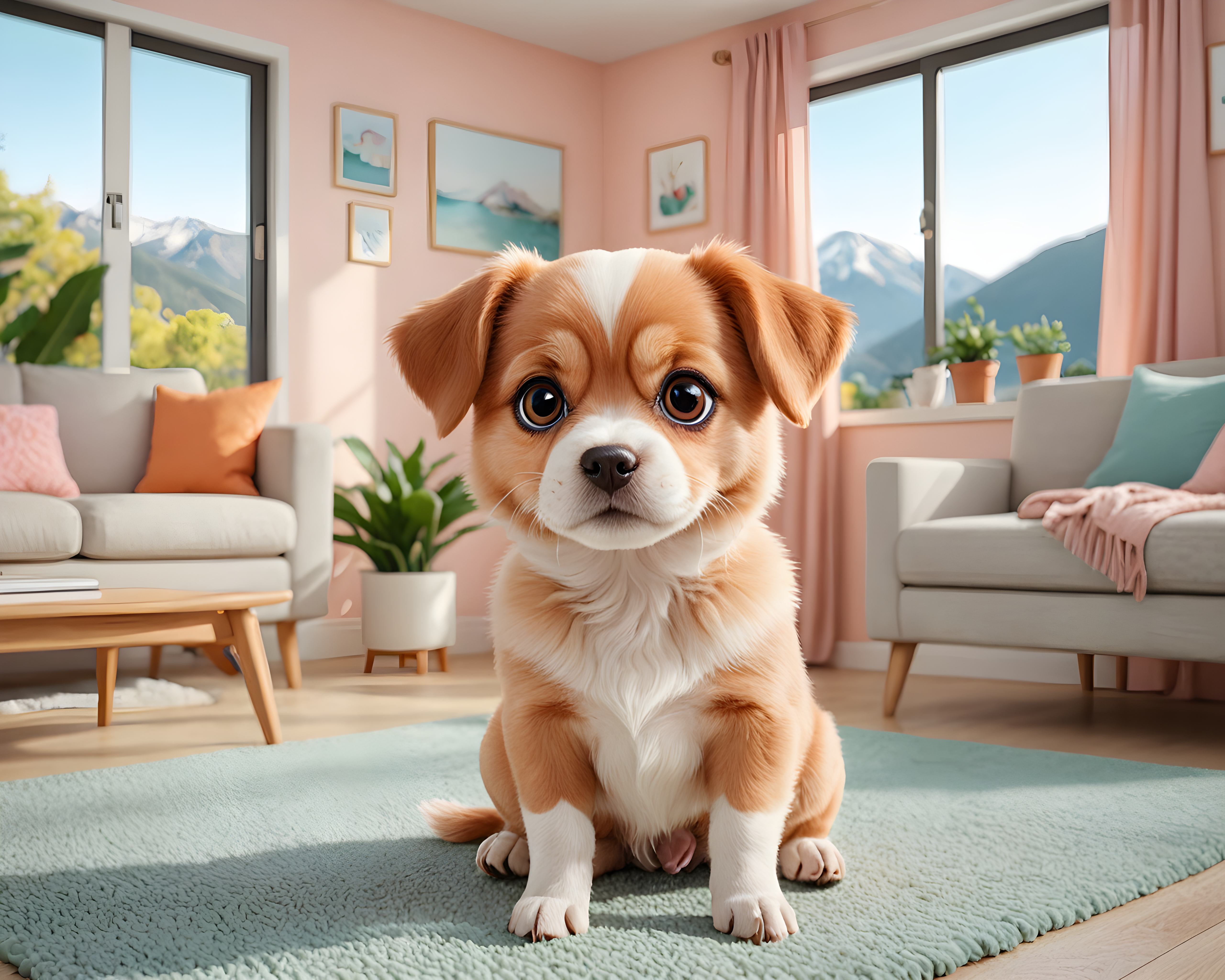 Cartoon Dog — Modern Aesthetic (Cute)