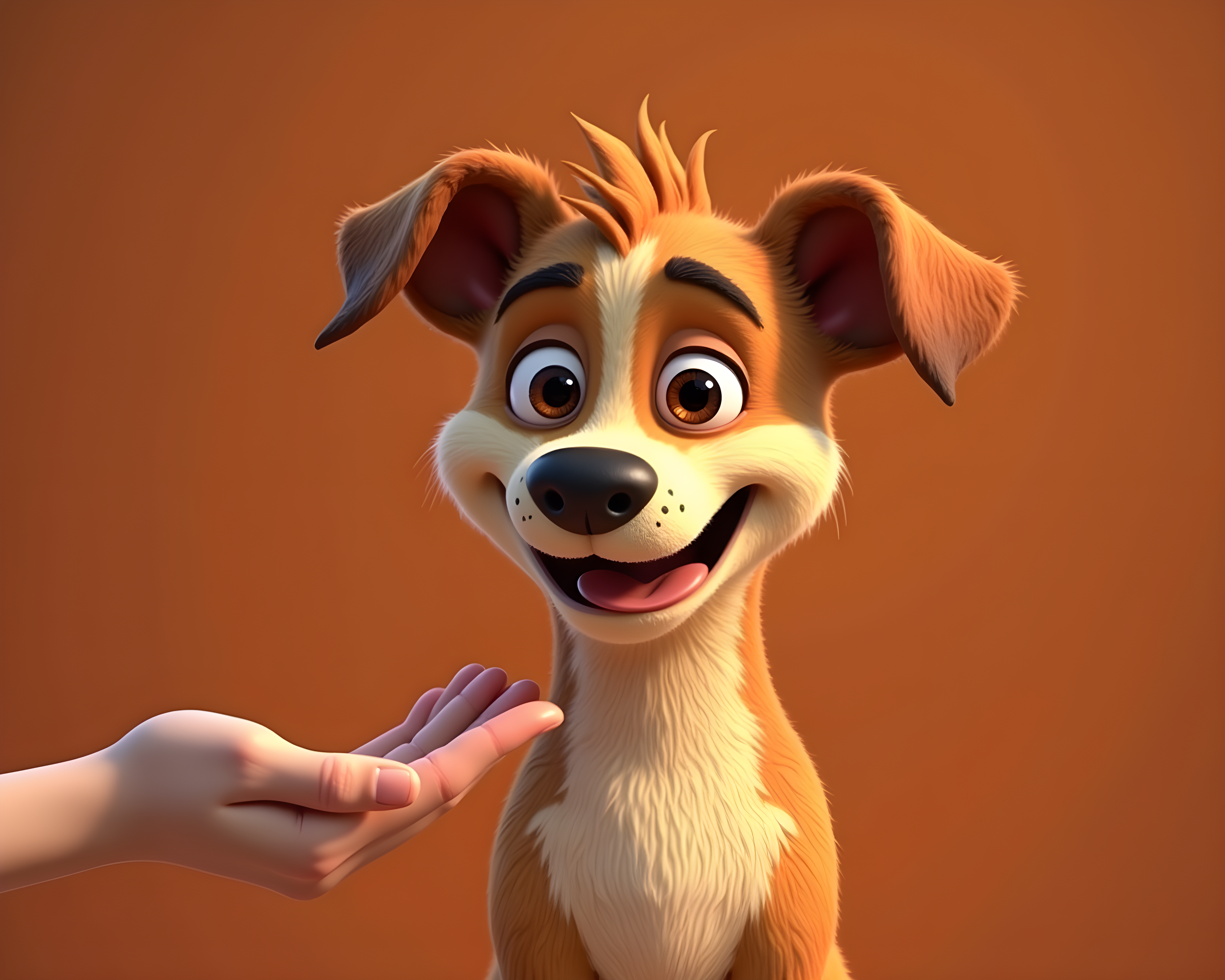 Cartoon Dog — 3D Render (Funny)