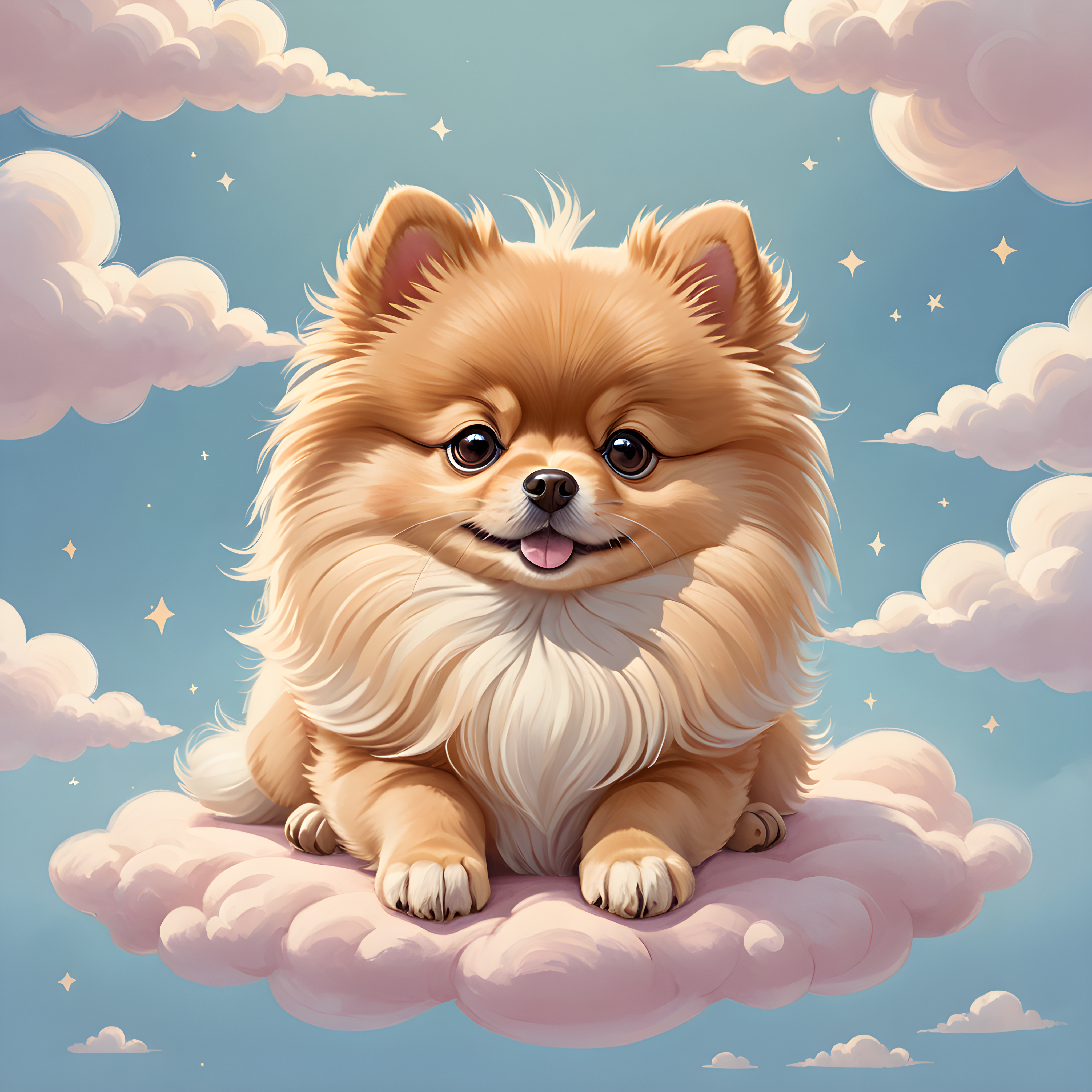 Chibi Pomeranian — Nursery (Emotional)