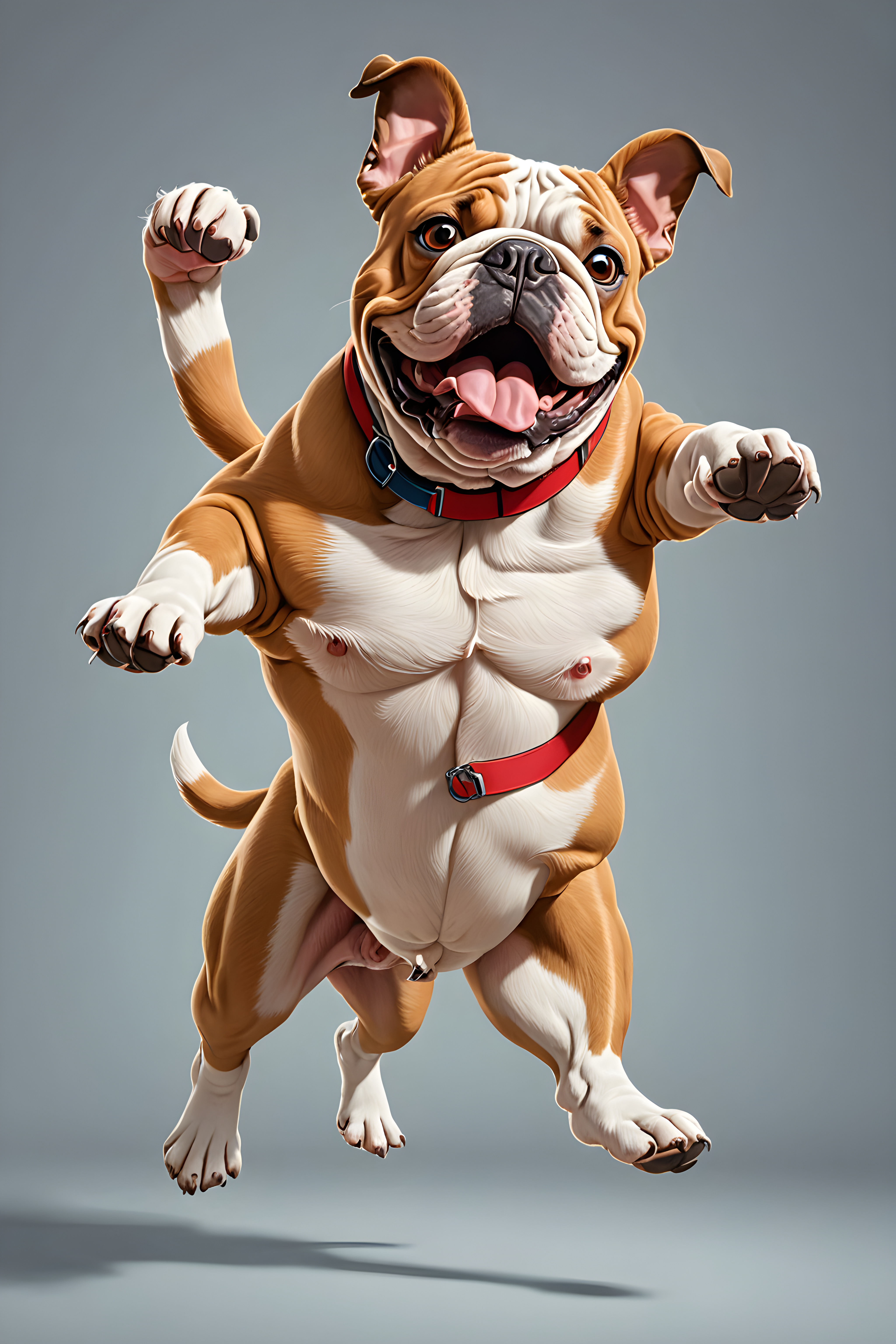 Comic Style Bulldog — Funny (Savage)