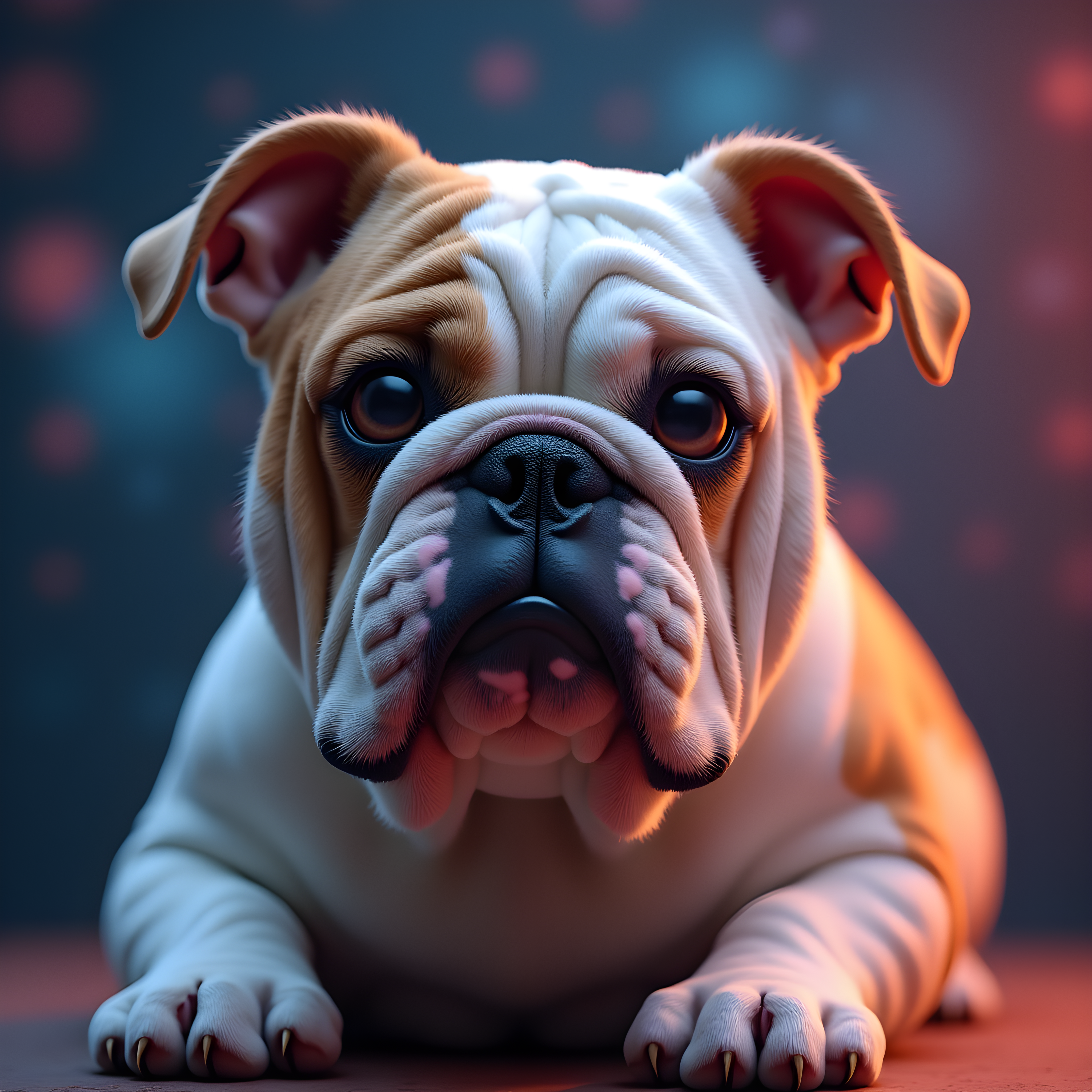 Comic Style Bulldog — Hyper-Realistic (Fantasy)