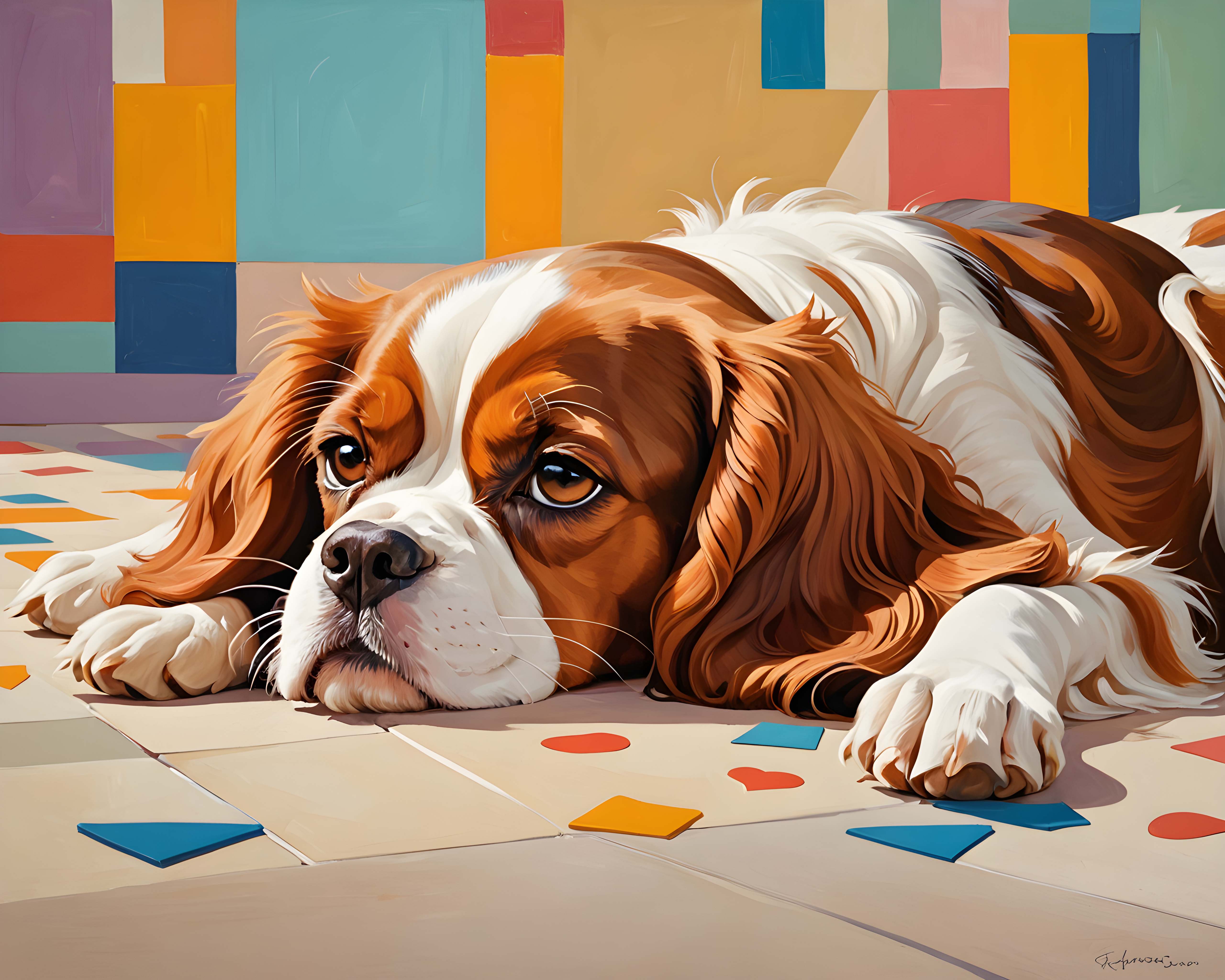 Disney Style Cavalier — Abstract (Romantic)
