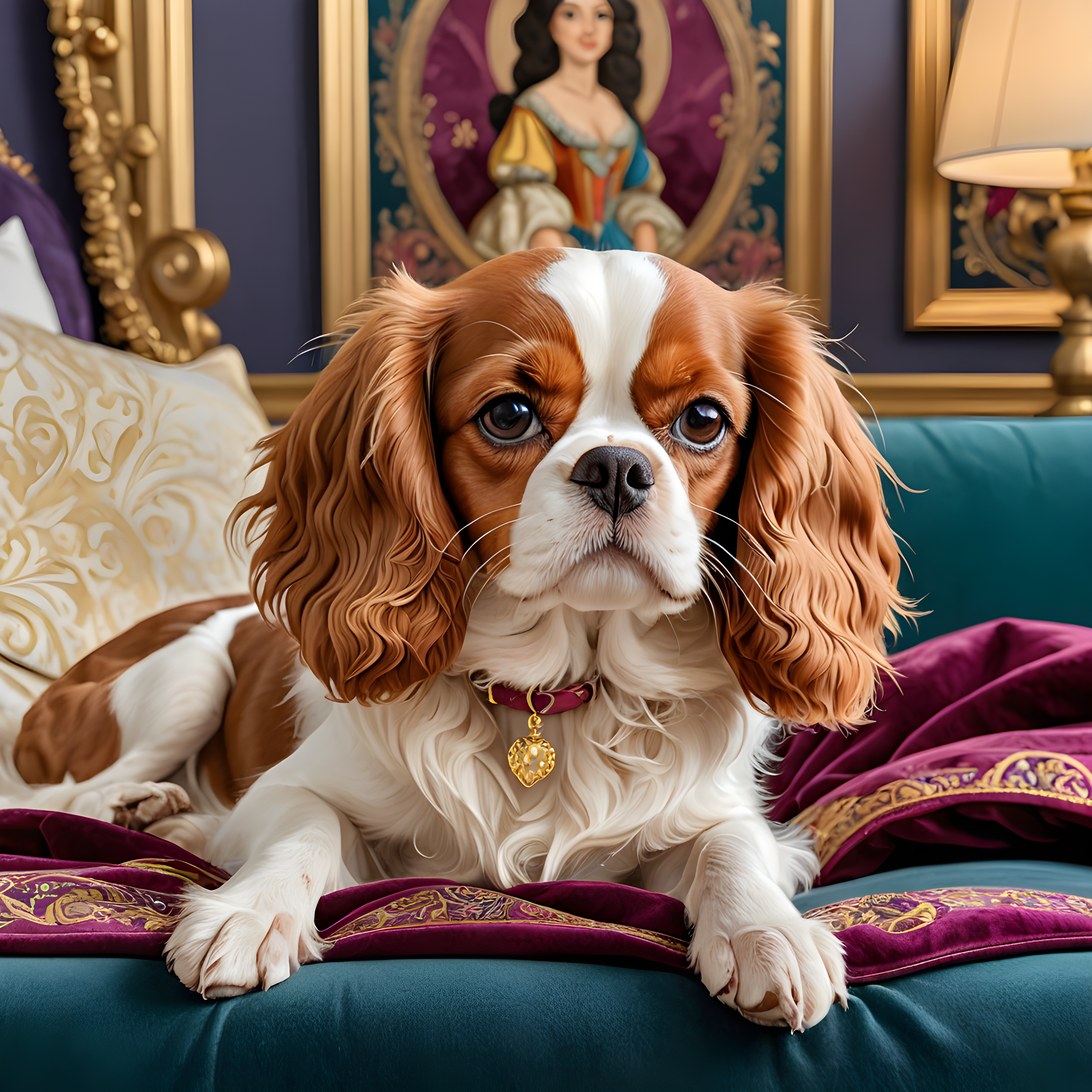 Disney Style Cavalier — Line Art (Luxury)