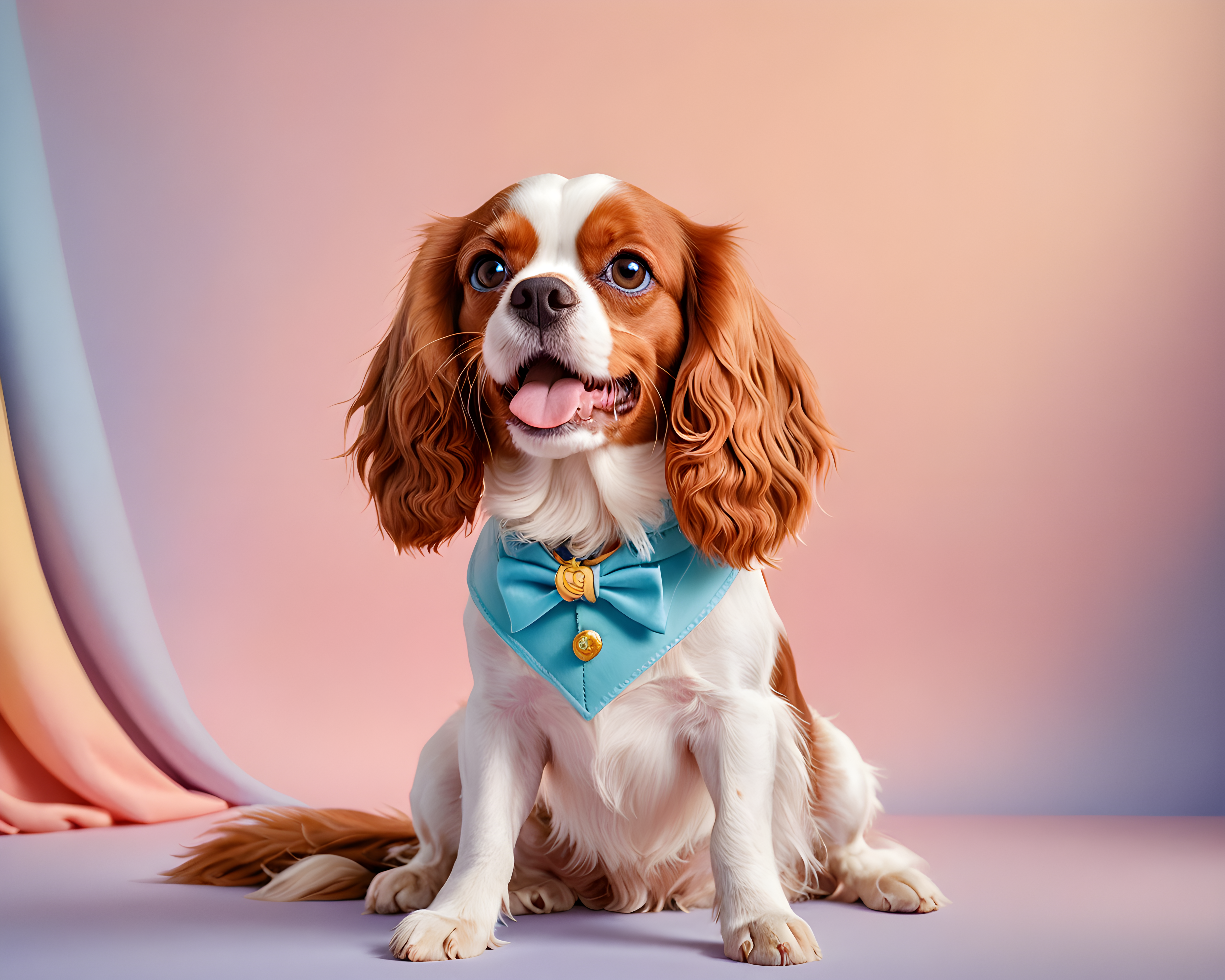 Disney Style Cavalier — Modern Aesthetic (Happy)