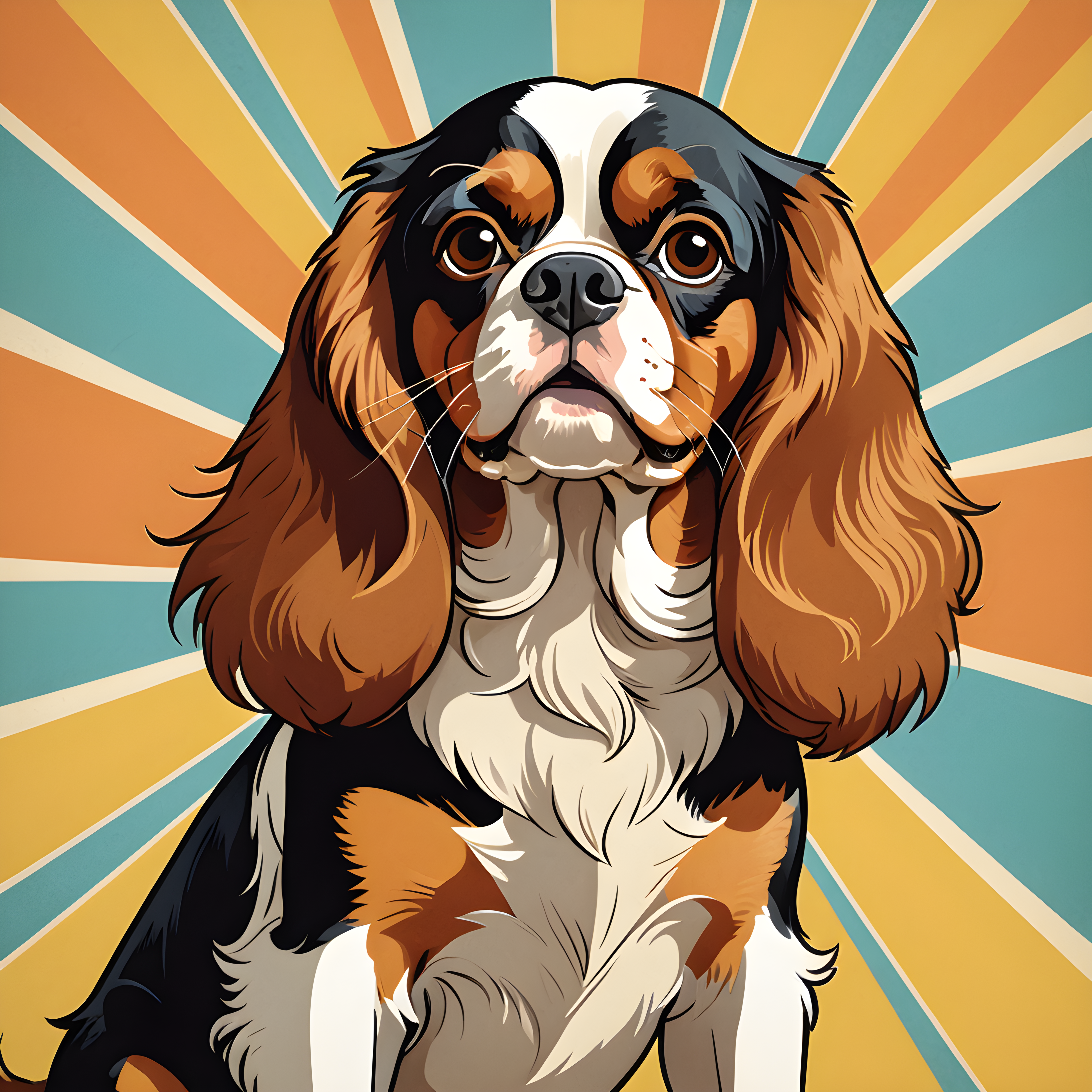 Disney Style Cavalier — Retro (Motivational)