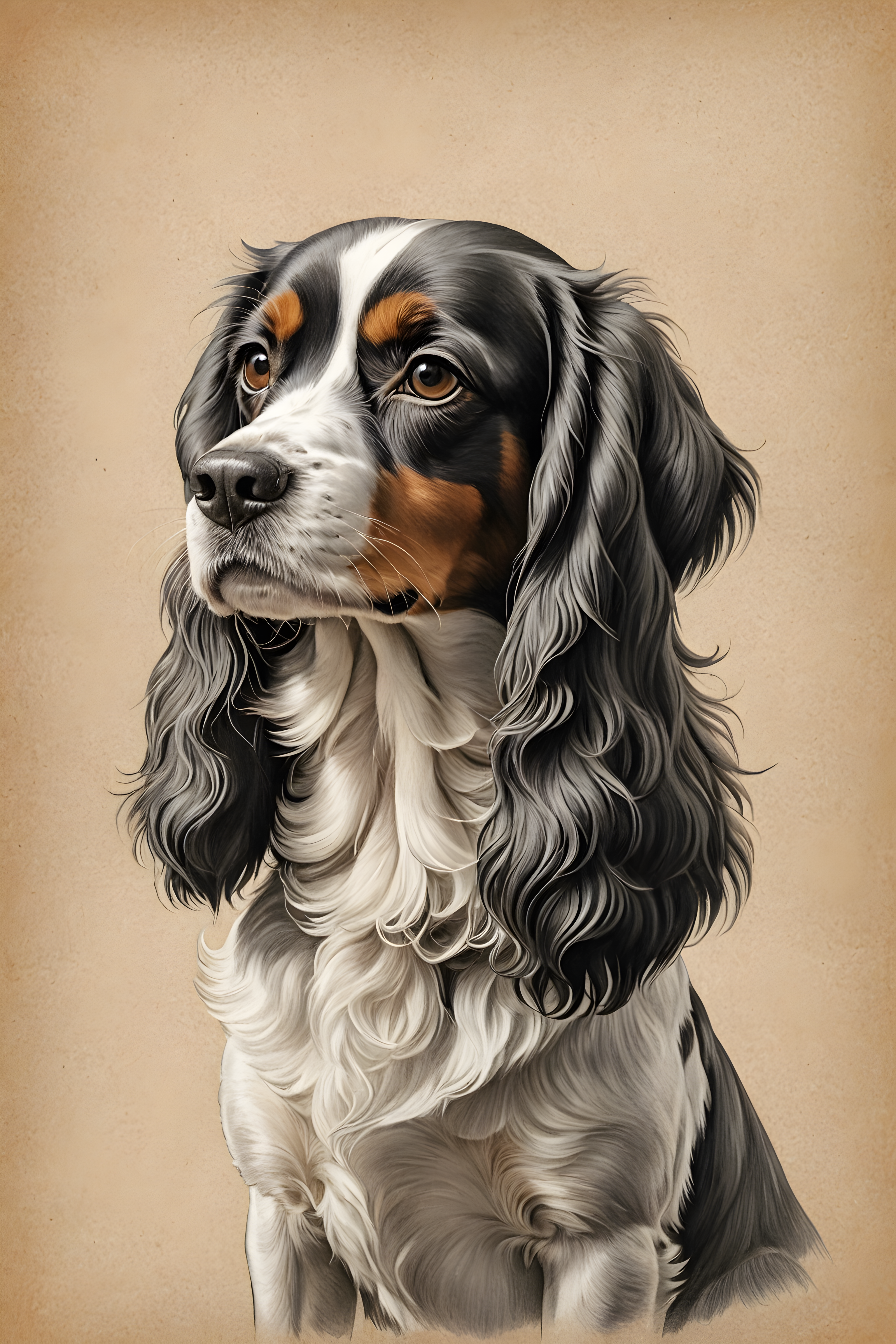 Disney Style Cavalier — Pencil Sketch (Romantic)