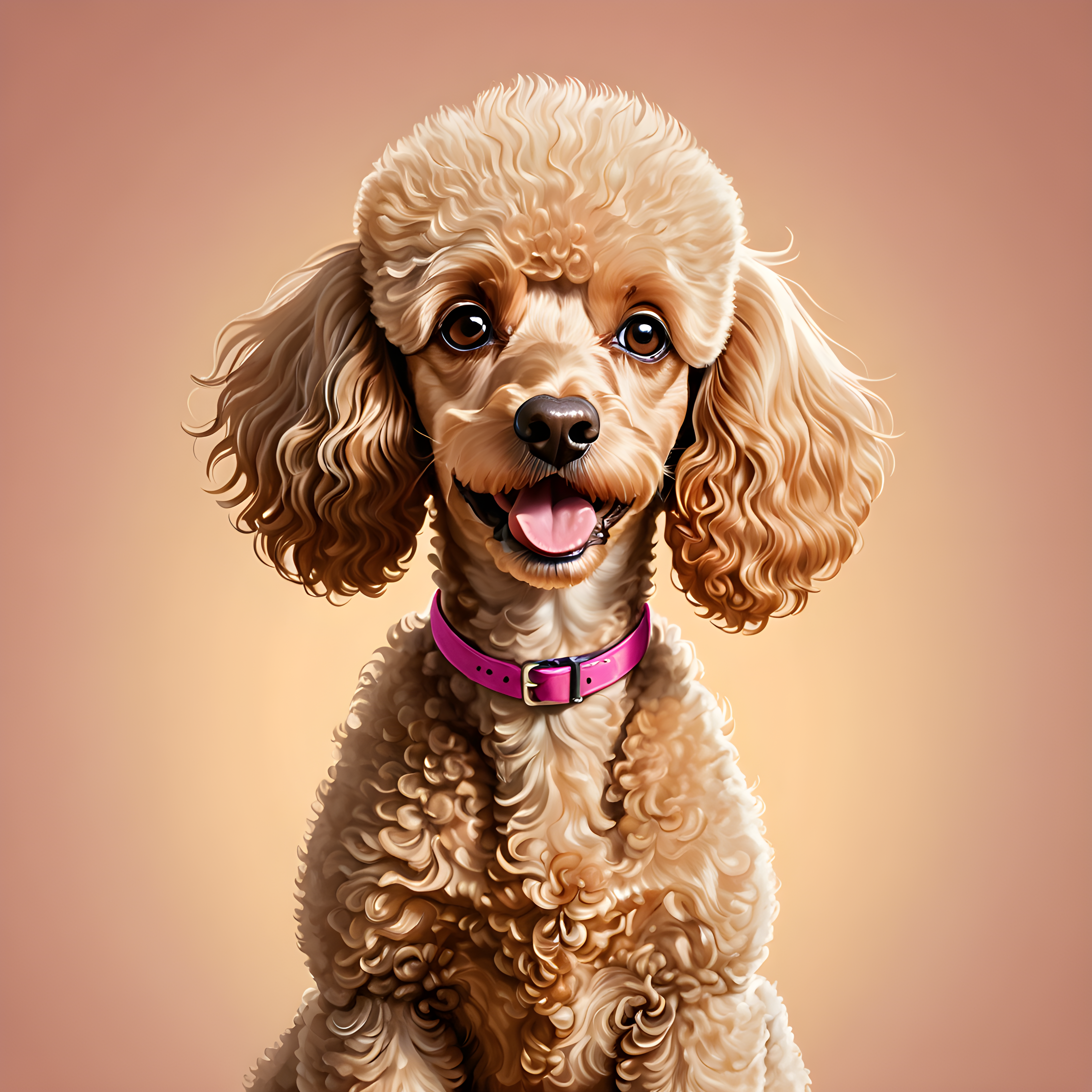 Flat Illustration Poodle — Funny (Motivational)