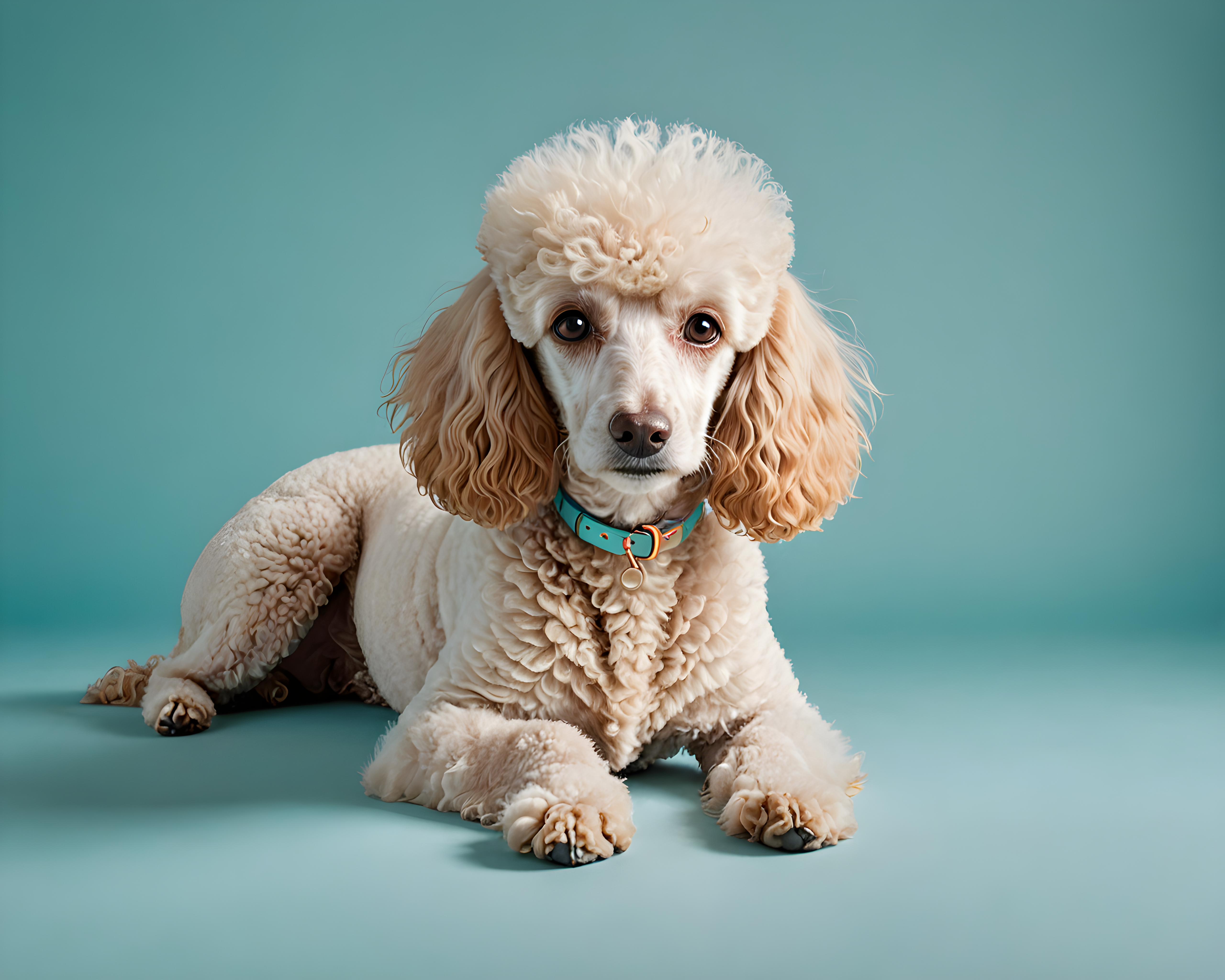 Flat Illustration Poodle — Modern Aesthetic (Motivational)