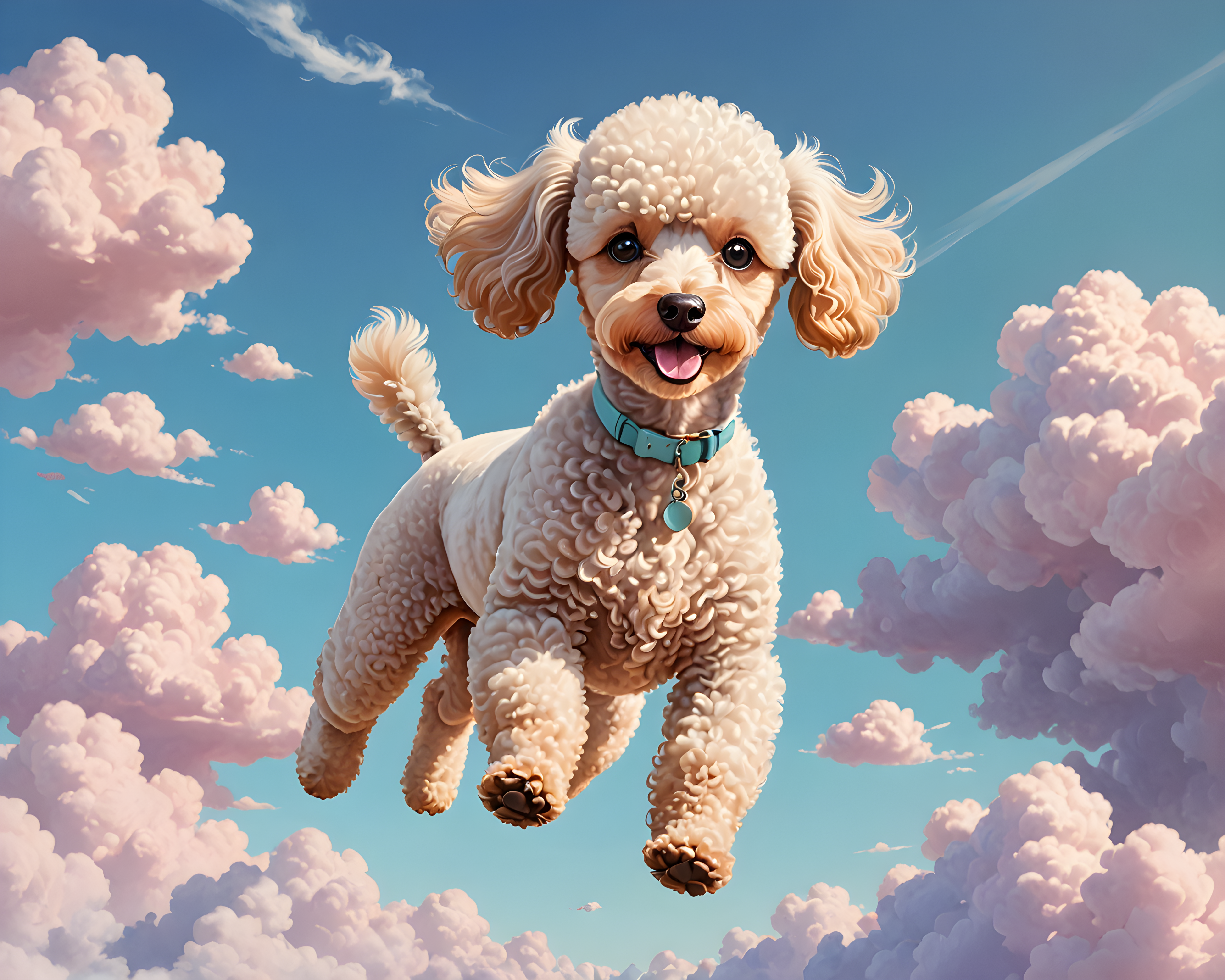 Flat Illustration Poodle — Nursery (Savage)