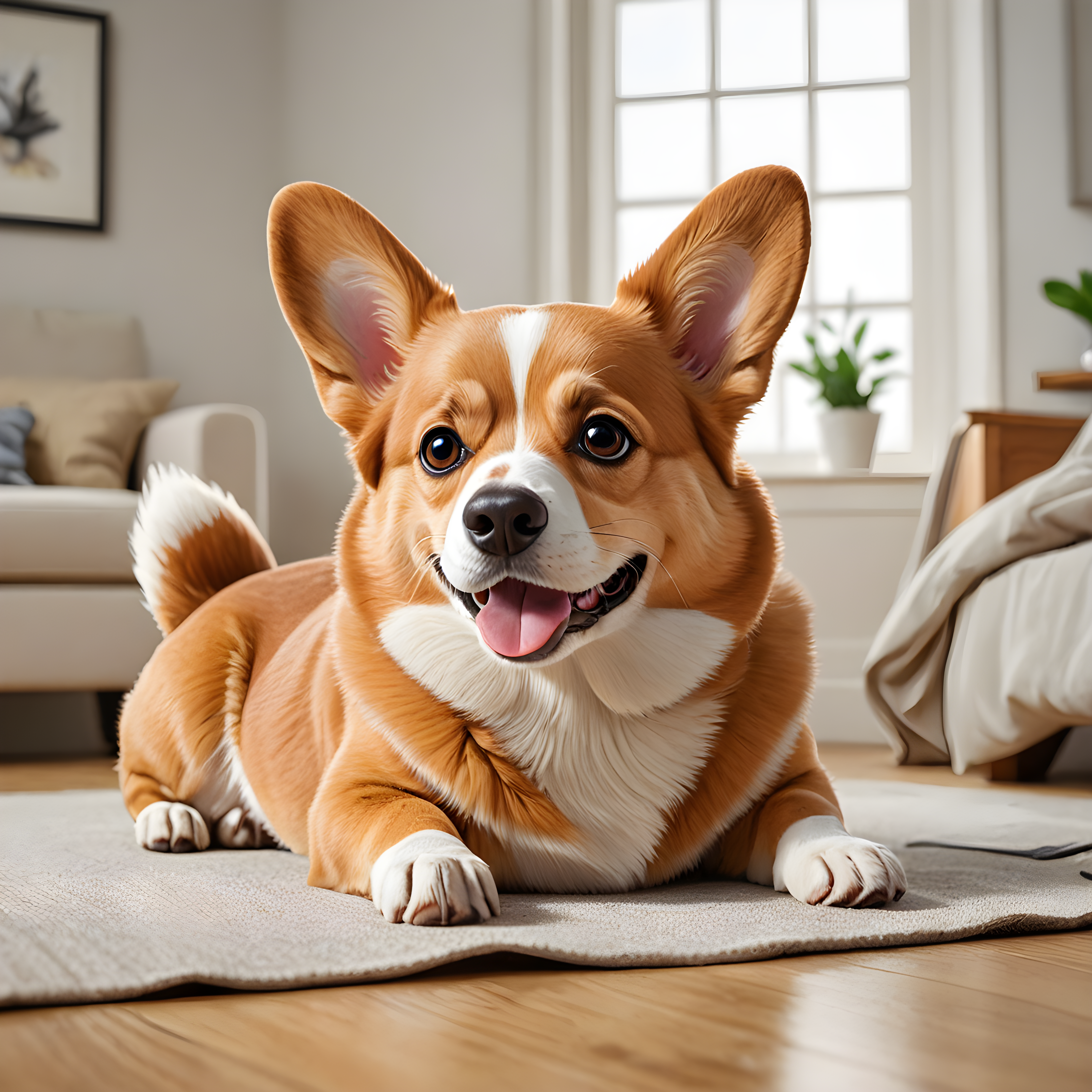 Pixar Style Corgi — Funny (Motivational)