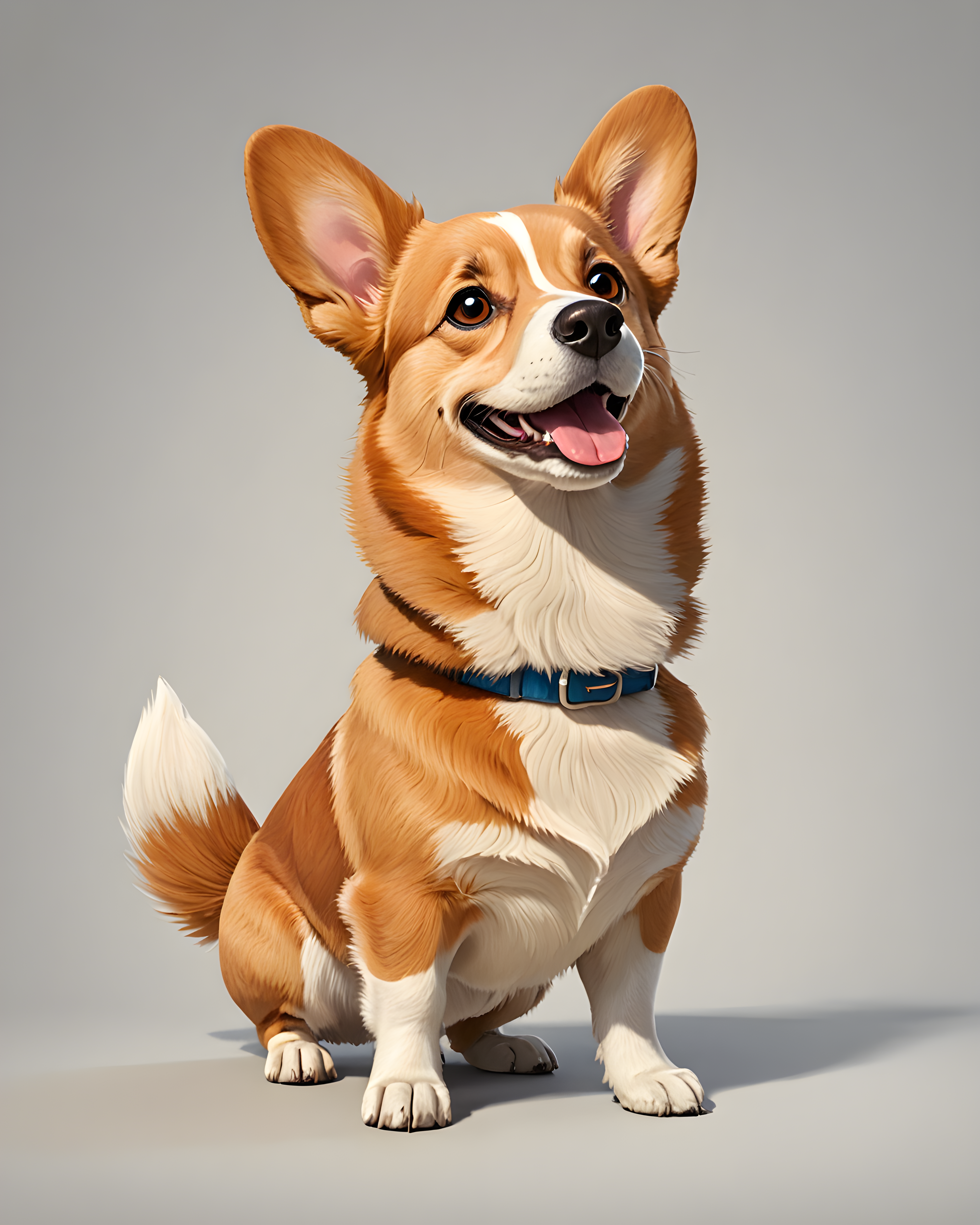 Pixar Style Corgi — Funny (Savage) — Wall Art (Printable) — Portrait 4×5