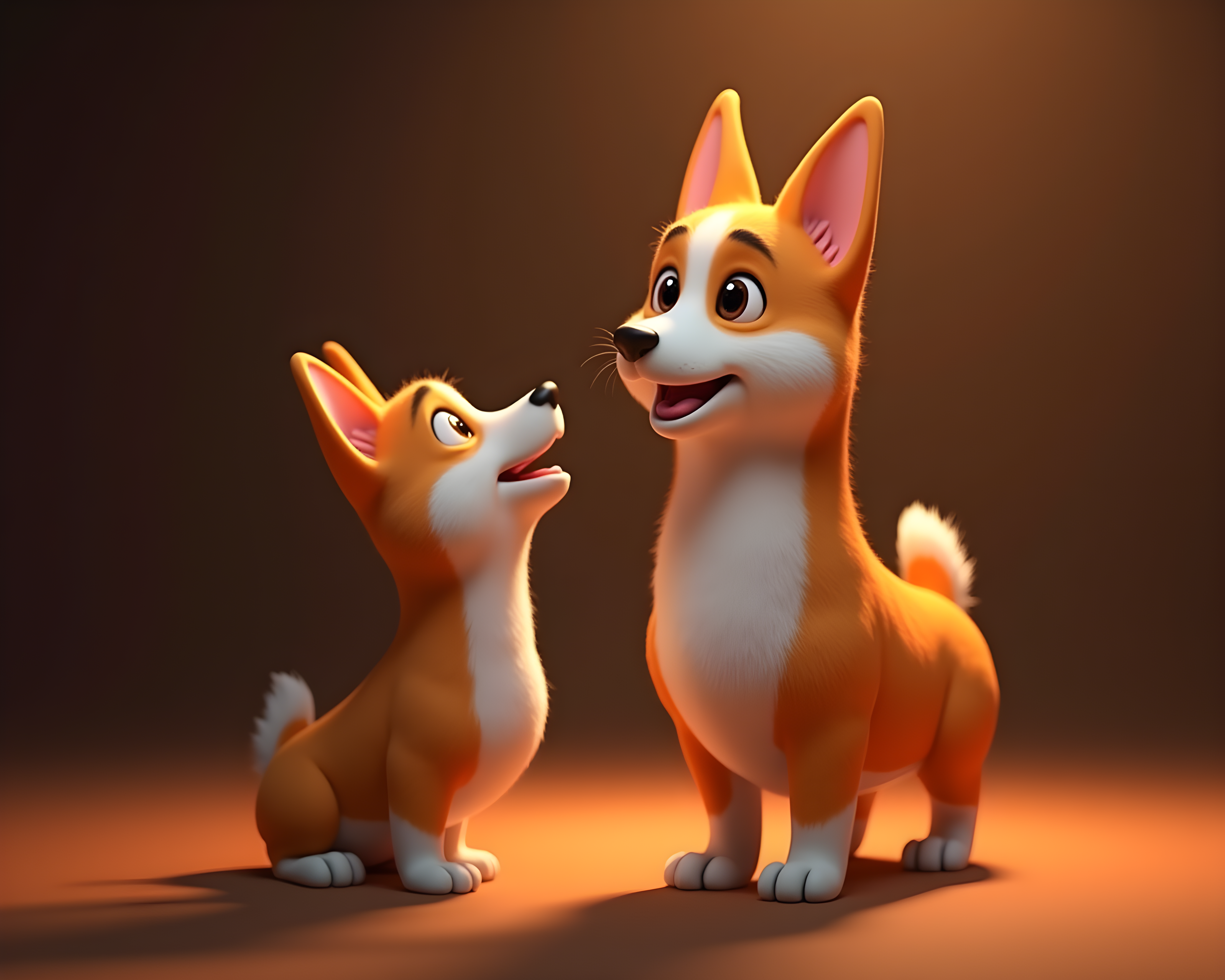 Pixar Style Corgi — 3D Render (Motivational)