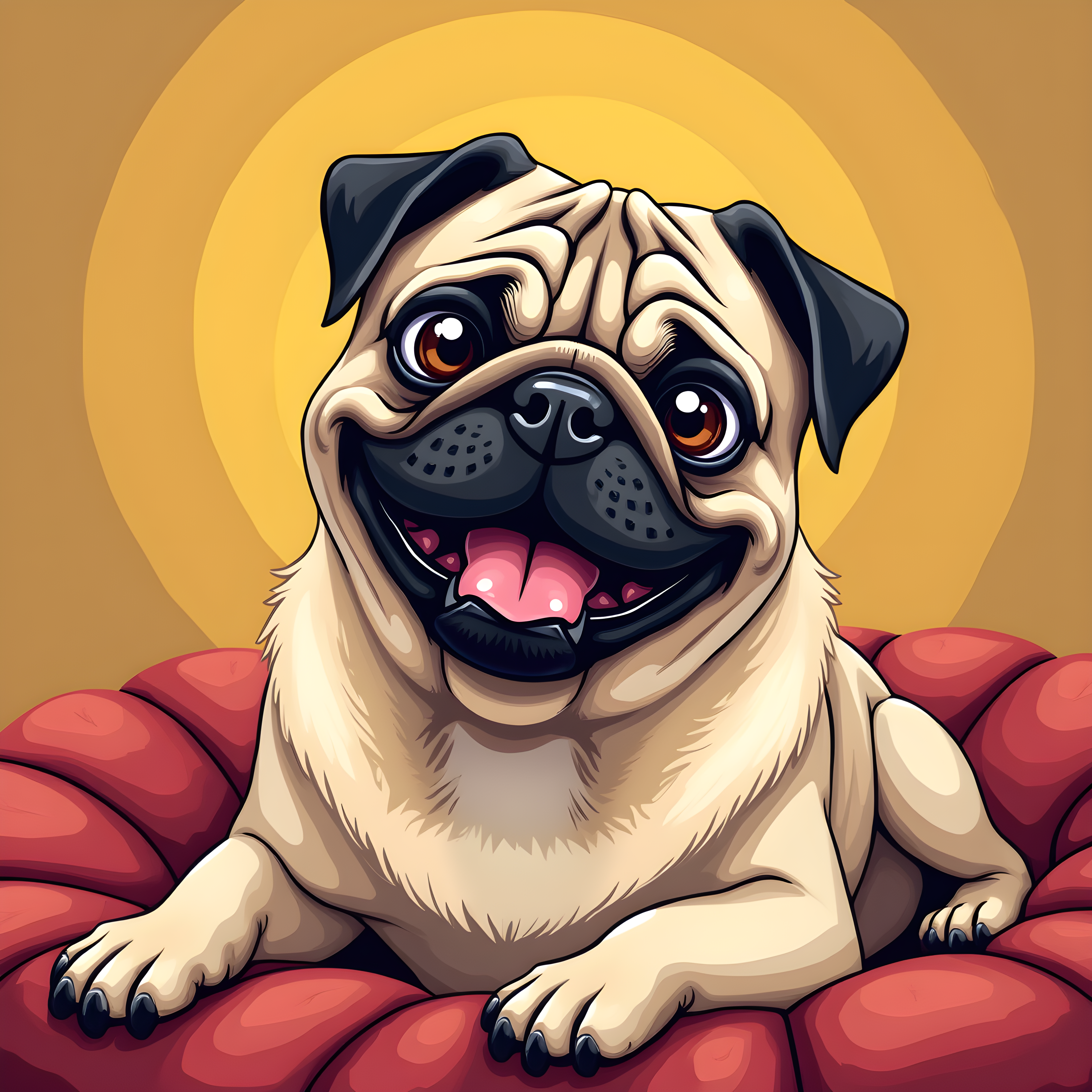 Pop Art Pug — Funny (Luxury)