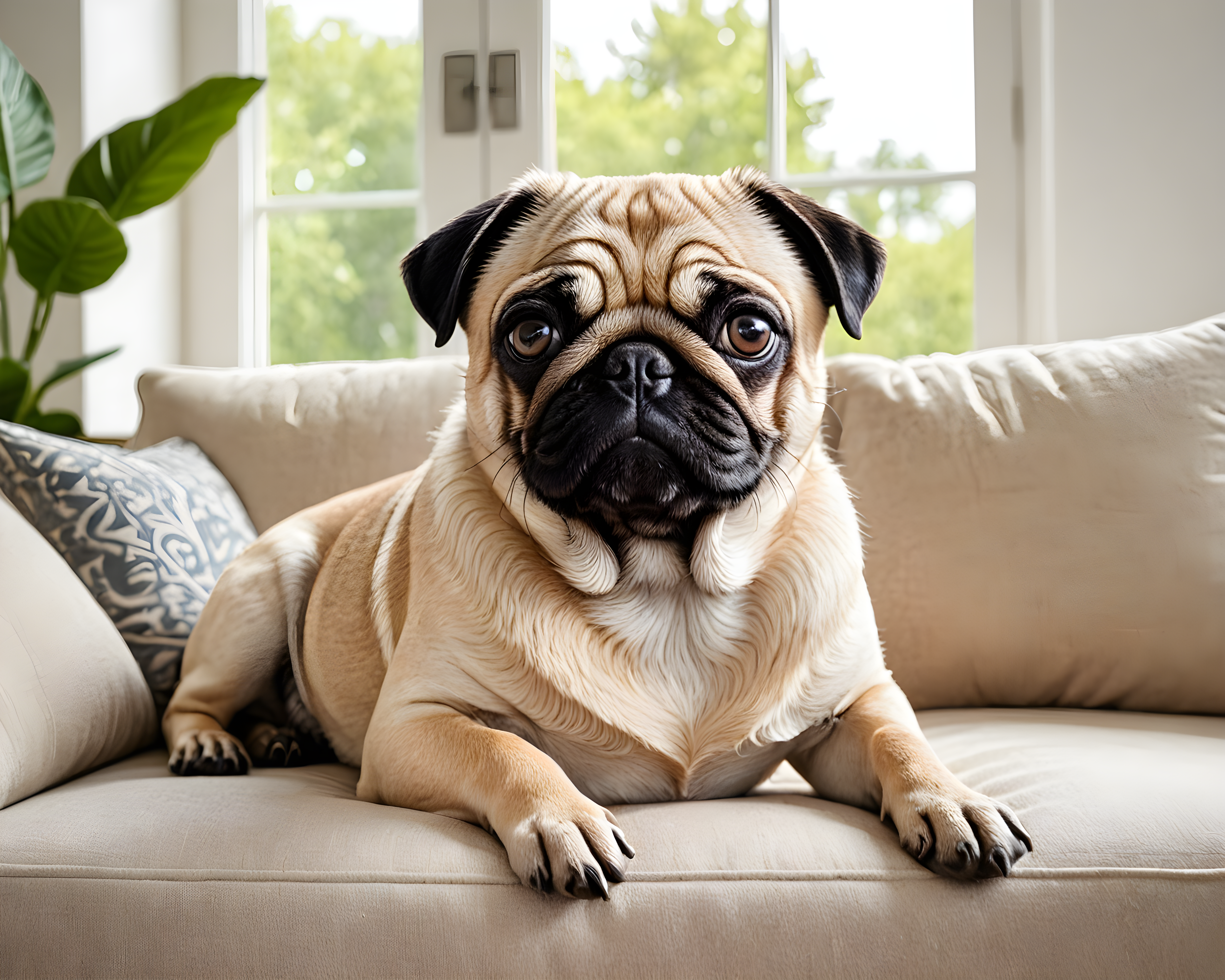 Pop Art Pug — Line Art (Lifestyle)
