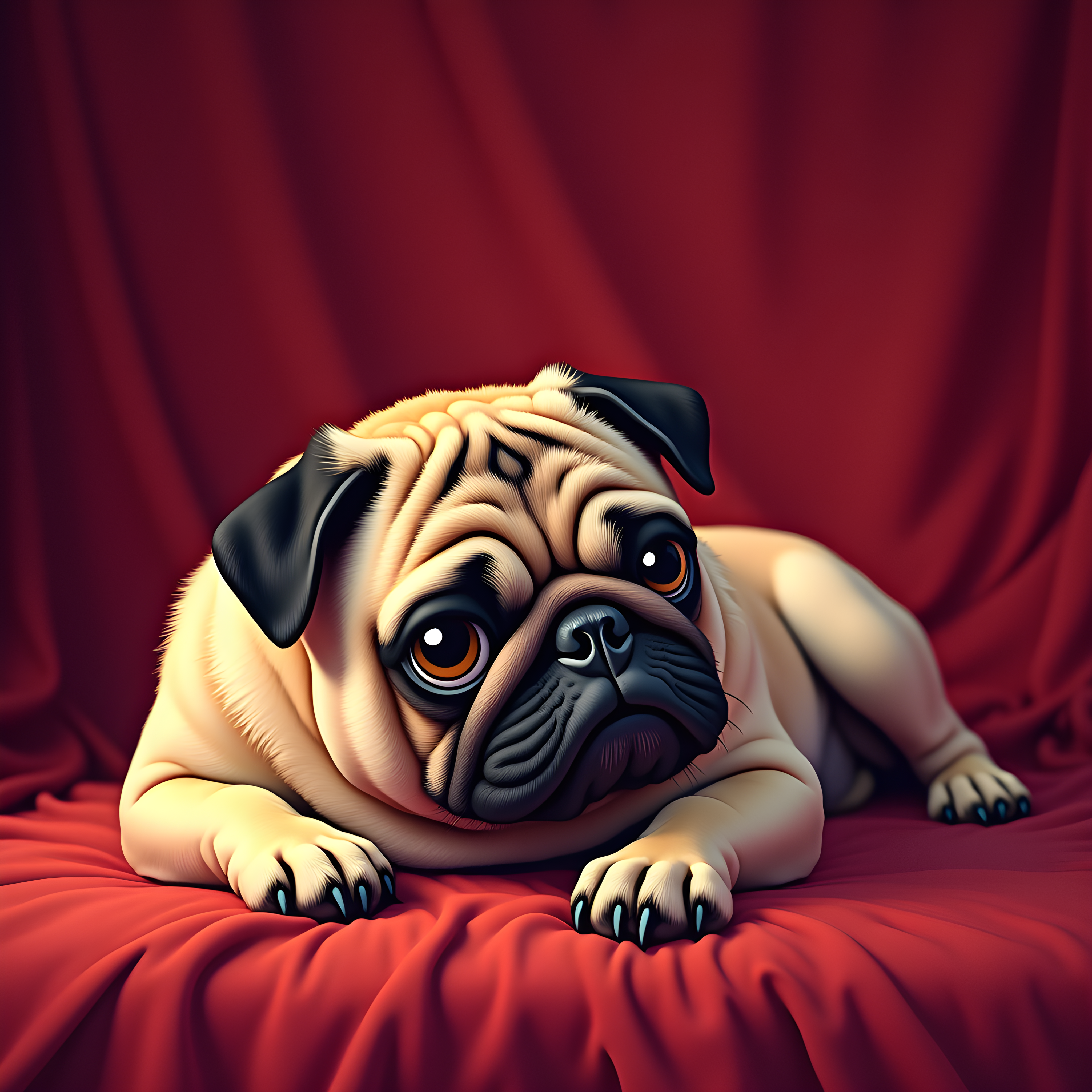 Pop Art Pug — Luxury (Motivational)