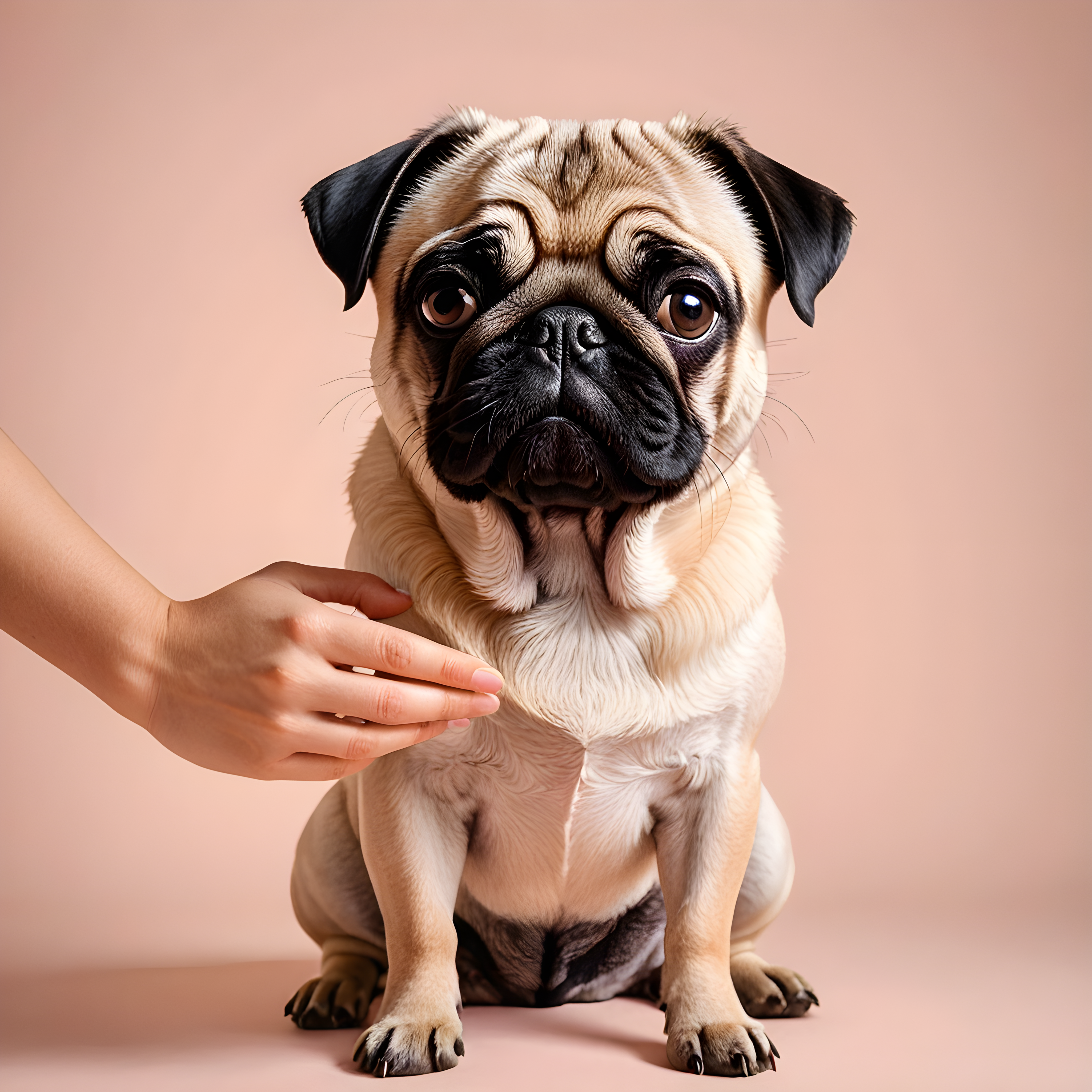 Pop Art Pug — Modern Aesthetic (Romantic)