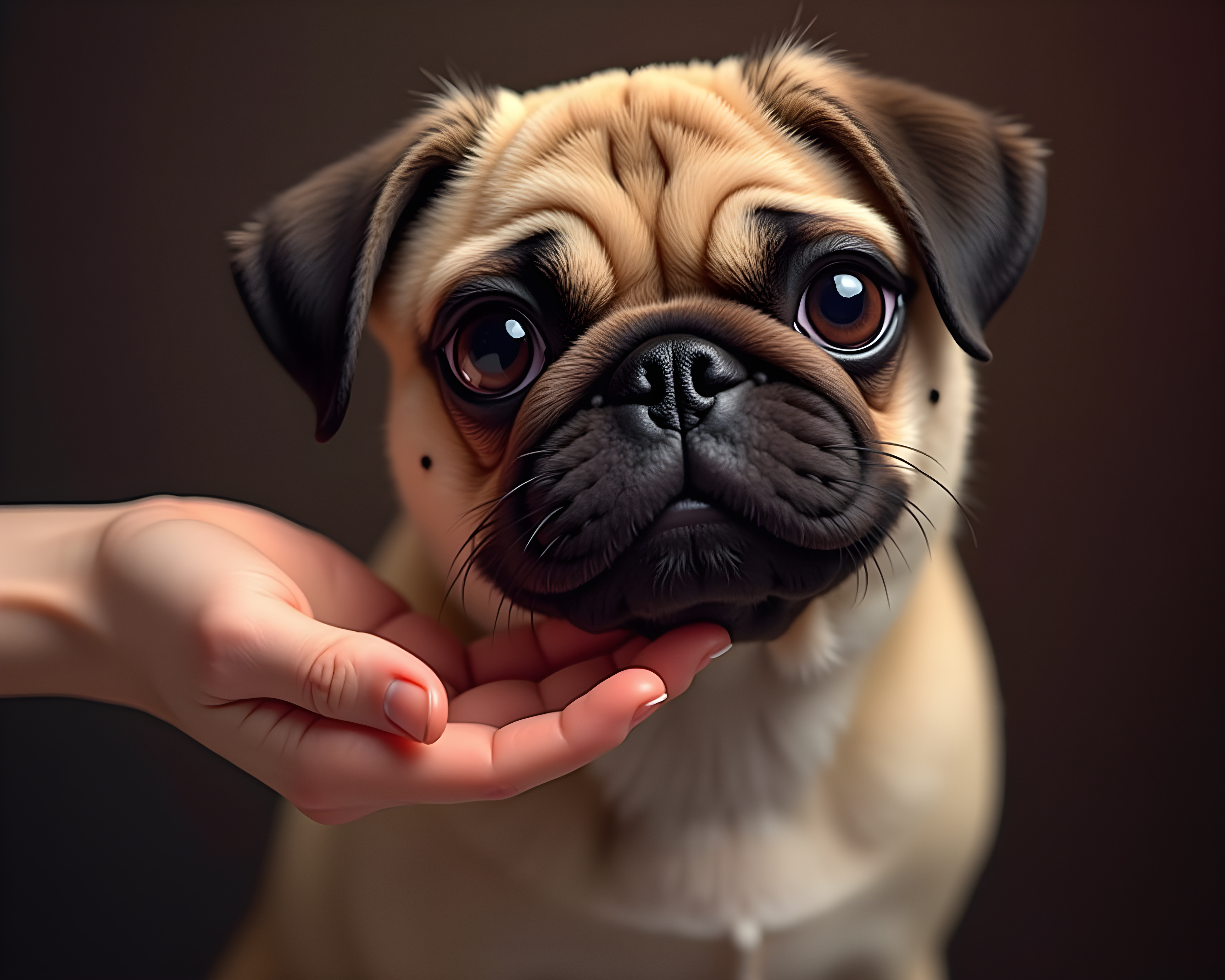 Pop Art Pug — Realistic (Emotional)